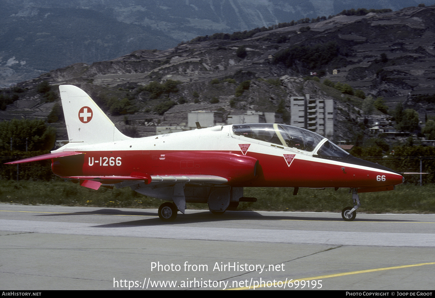 Aircraft Photo of U-1266 | British Aerospace Hawk 66 | Switzerland - Air Force | AirHistory.net #699195