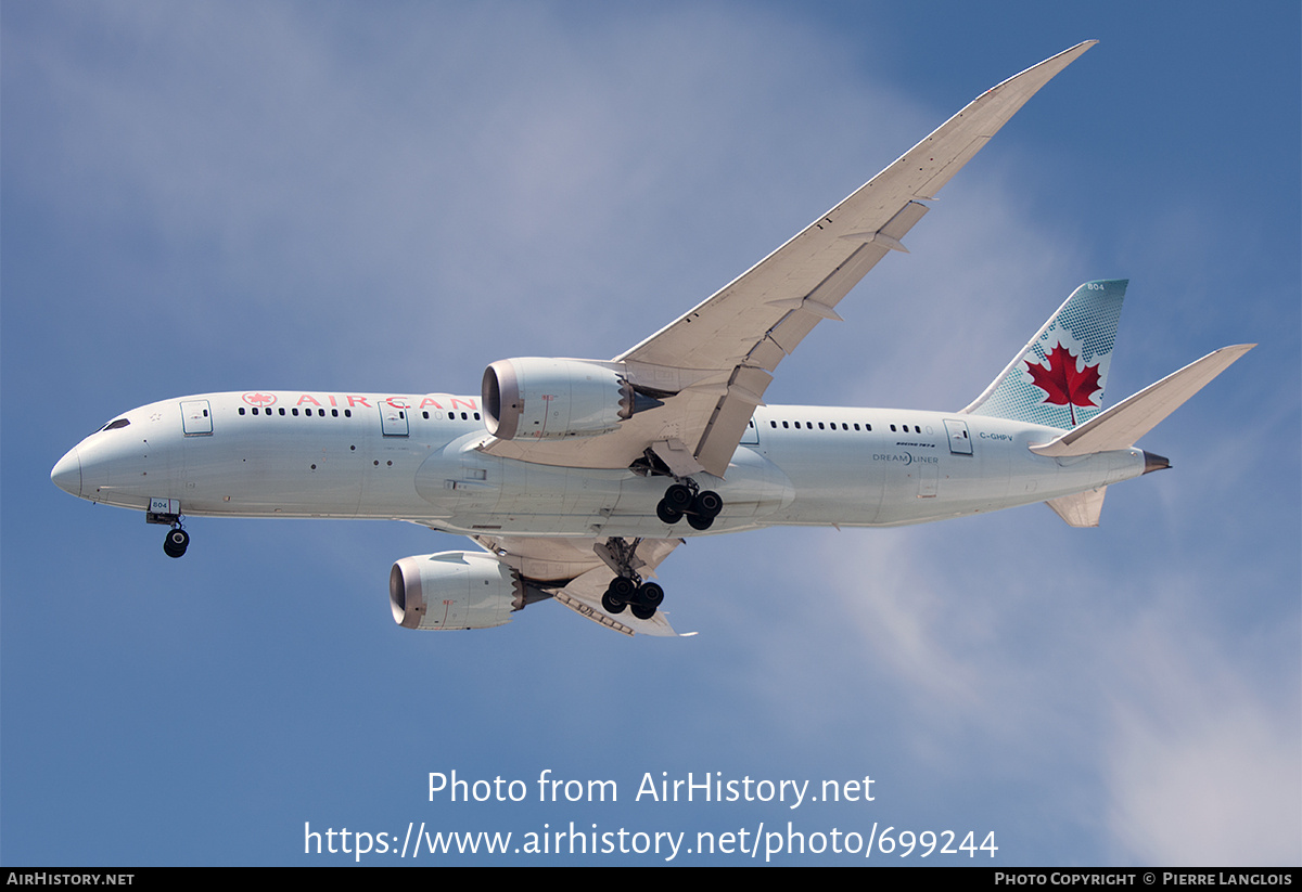 Aircraft Photo of C-GHPV | Boeing 787-8 Dreamliner | Air Canada | AirHistory.net #699244