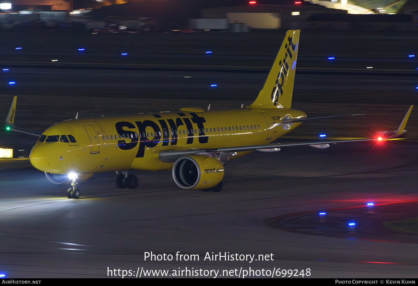 Aircraft Photo of N933NK | Airbus A320-271N | Spirit Airlines | AirHistory.net #699248