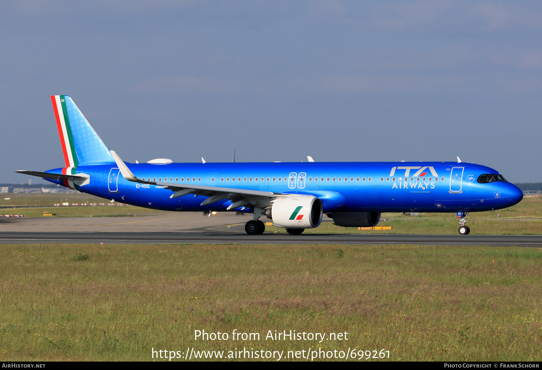 Aircraft Photo of EI-HXE | Airbus A321-271NX | ITA Airways | AirHistory.net #699261