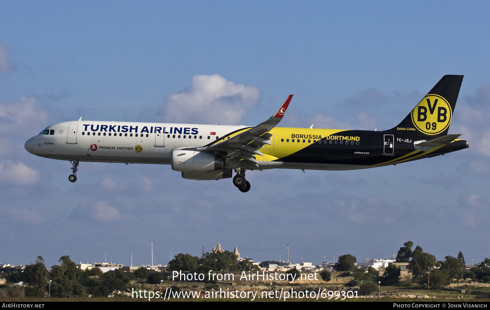 Aircraft Photo of TC-JSJ | Airbus A321-231 | Turkish Airlines | AirHistory.net #699301