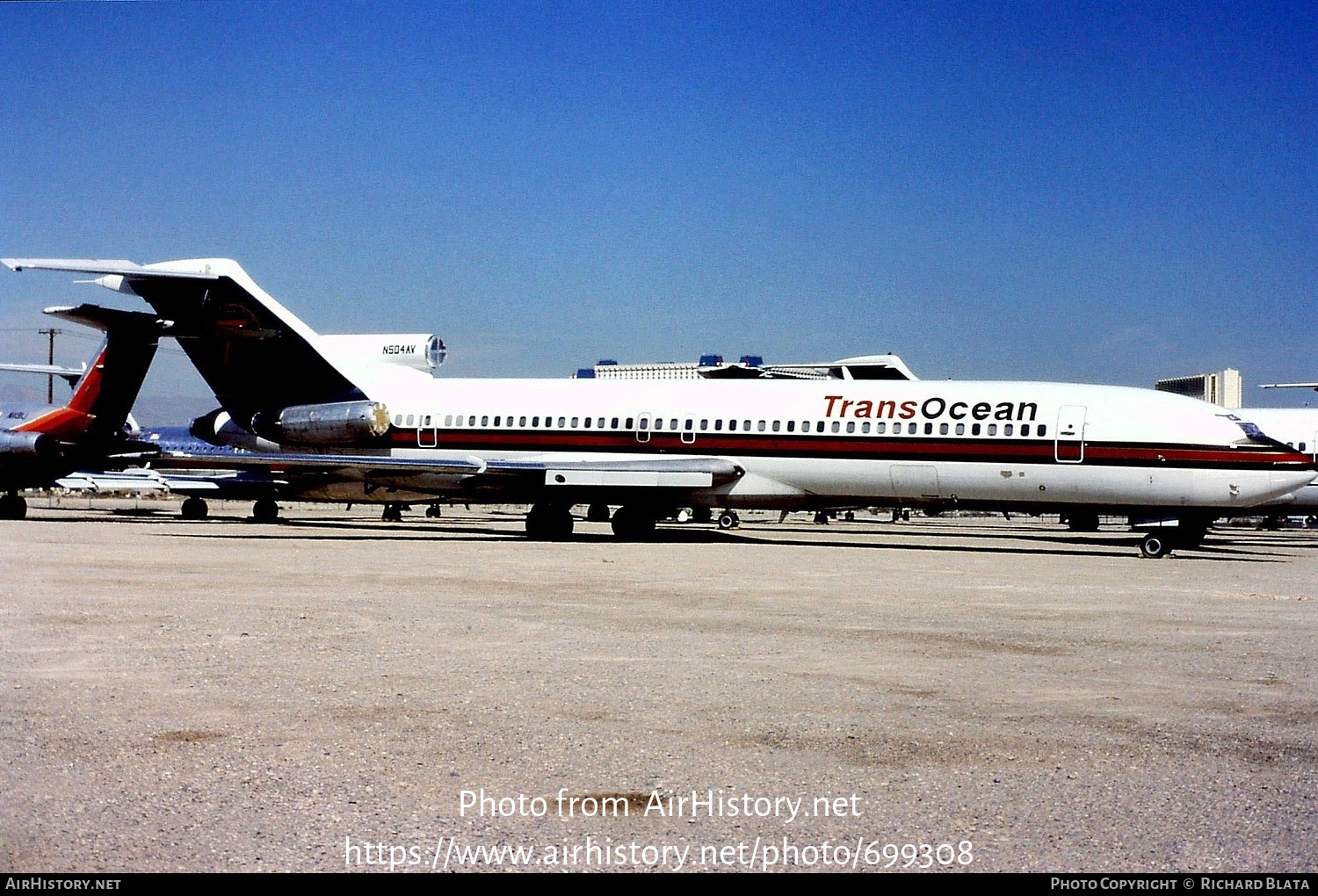 Aircraft Photo of N504AV | Boeing 727-281 | Trans Ocean Airways | AirHistory.net #699308