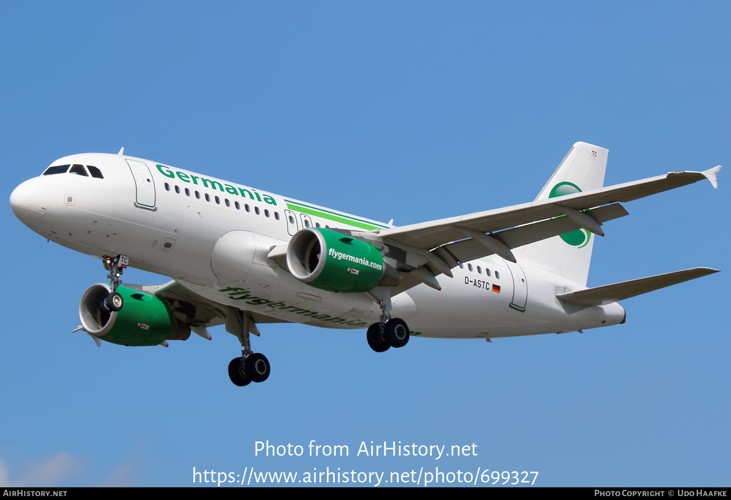 Aircraft Photo of D-ASTC | Airbus A319-112 | Germania | AirHistory.net #699327