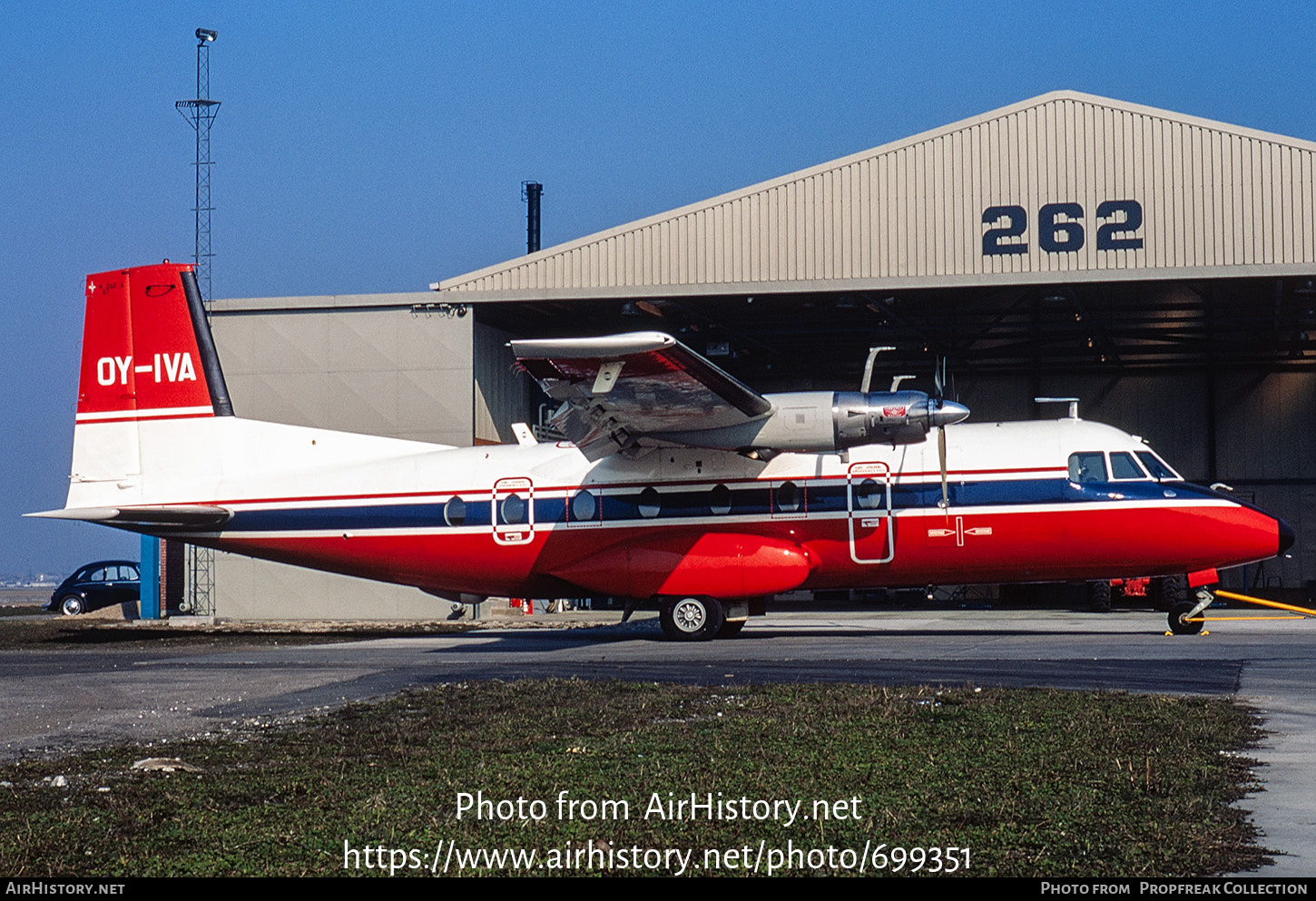 Aircraft Photo of OY-IVA | Nord 262A-42 | SLV - Statens Luftfartsvæsen | AirHistory.net #699351