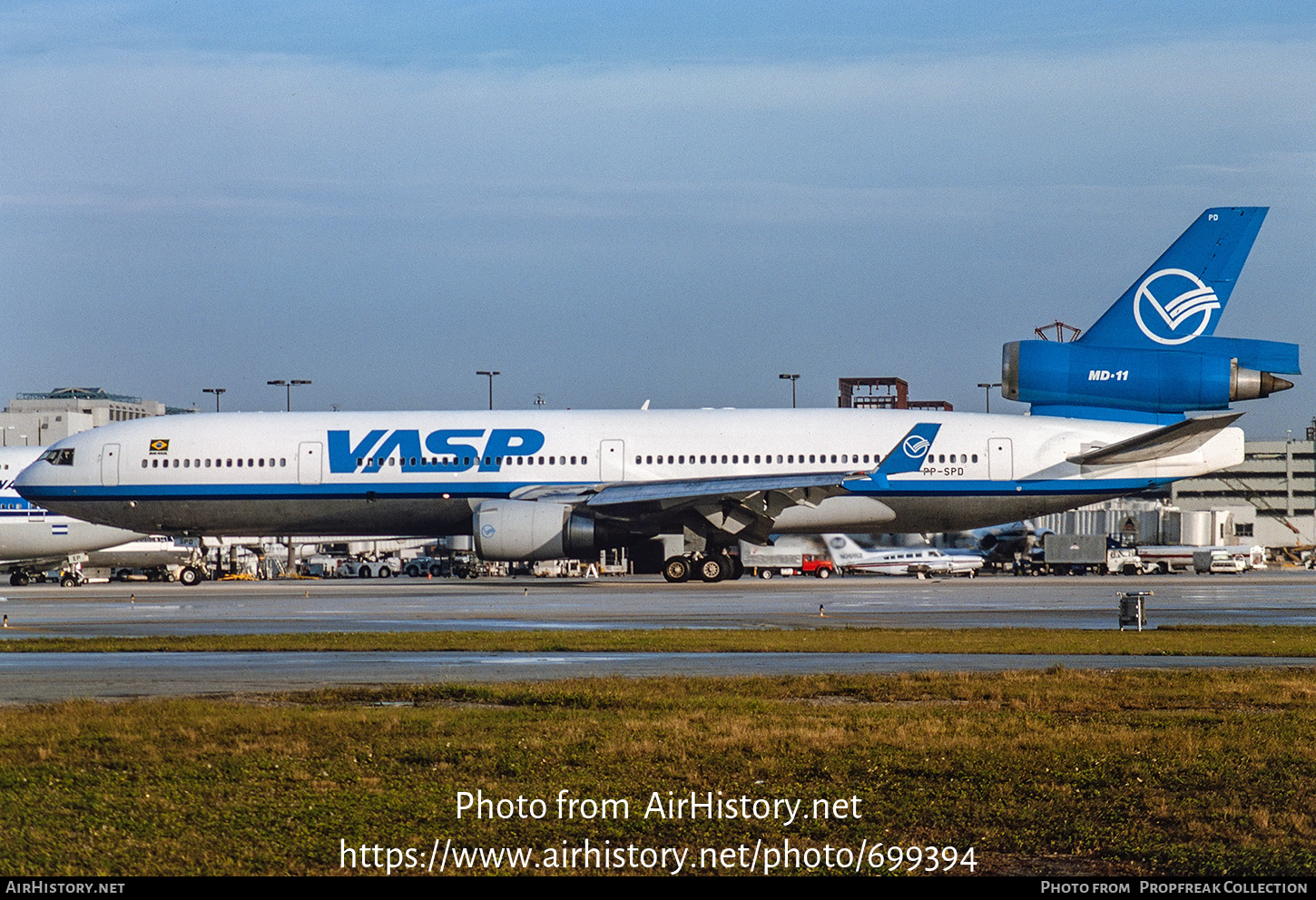 Aircraft Photo of PP-SPD | McDonnell Douglas MD-11 | VASP | AirHistory.net #699394