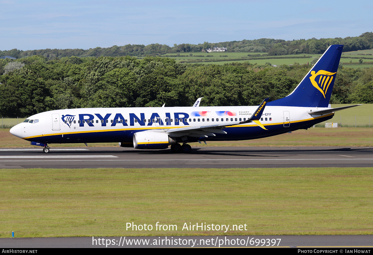 Aircraft Photo of EI-EFF | Boeing 737-8AS | Ryanair | AirHistory.net #699397