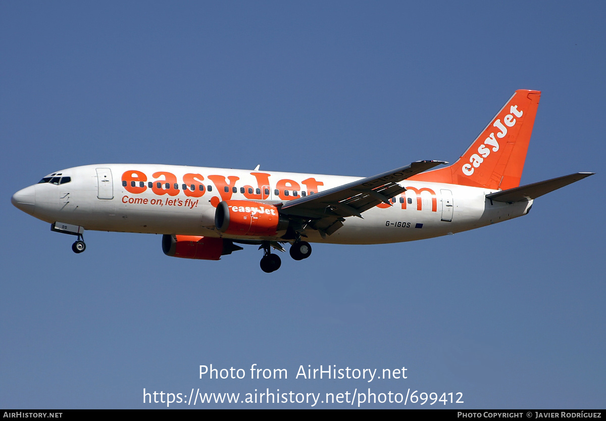 Aircraft Photo of G-IGOS | Boeing 737-3L9 | EasyJet | AirHistory.net #699412