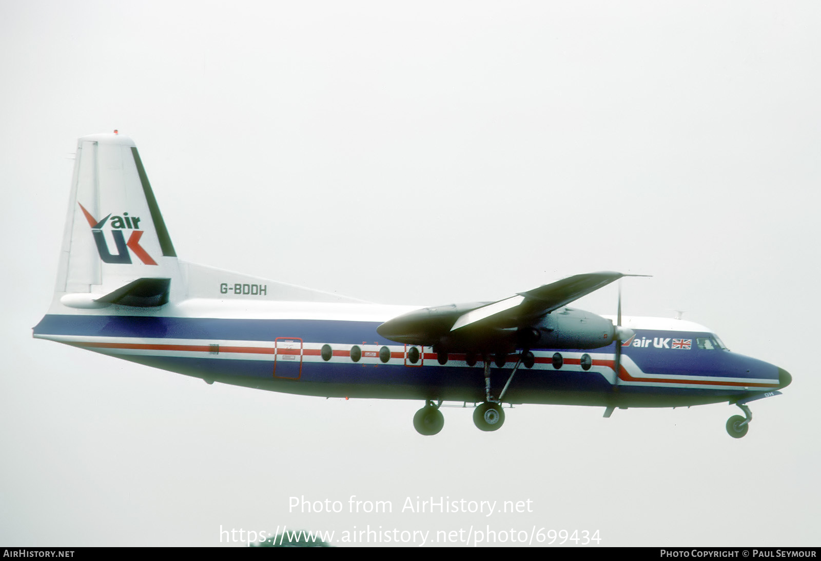 Aircraft Photo of G-BDDH | Fokker F27-200 Friendship | Air UK | AirHistory.net #699434