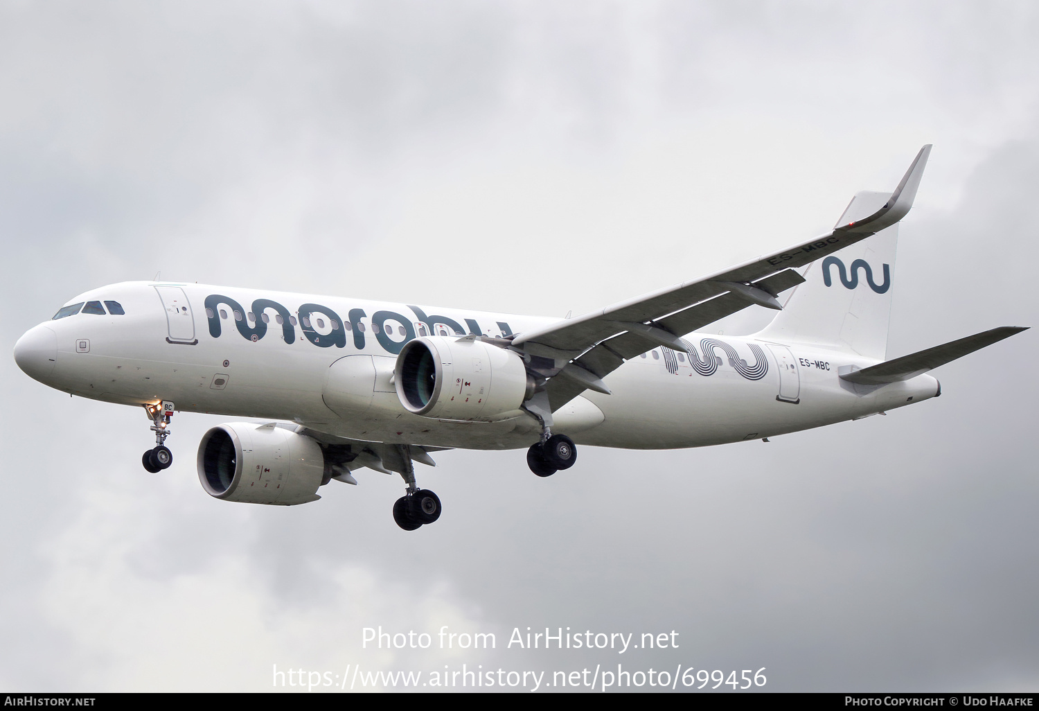 Aircraft Photo of ES-MBC | Airbus A320-271N | Marabu Airlines | AirHistory.net #699456