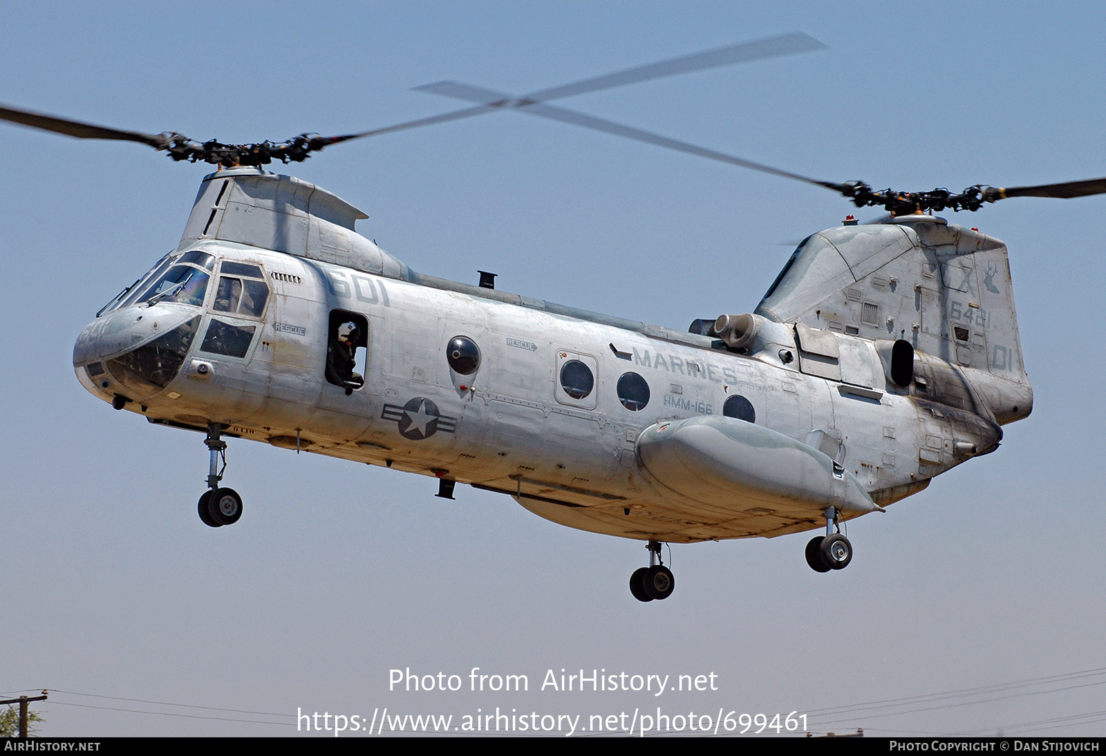 Aircraft Photo of 156421 / 6421 | Boeing Vertol CH-46E Sea Knight | USA - Marines | AirHistory.net #699461