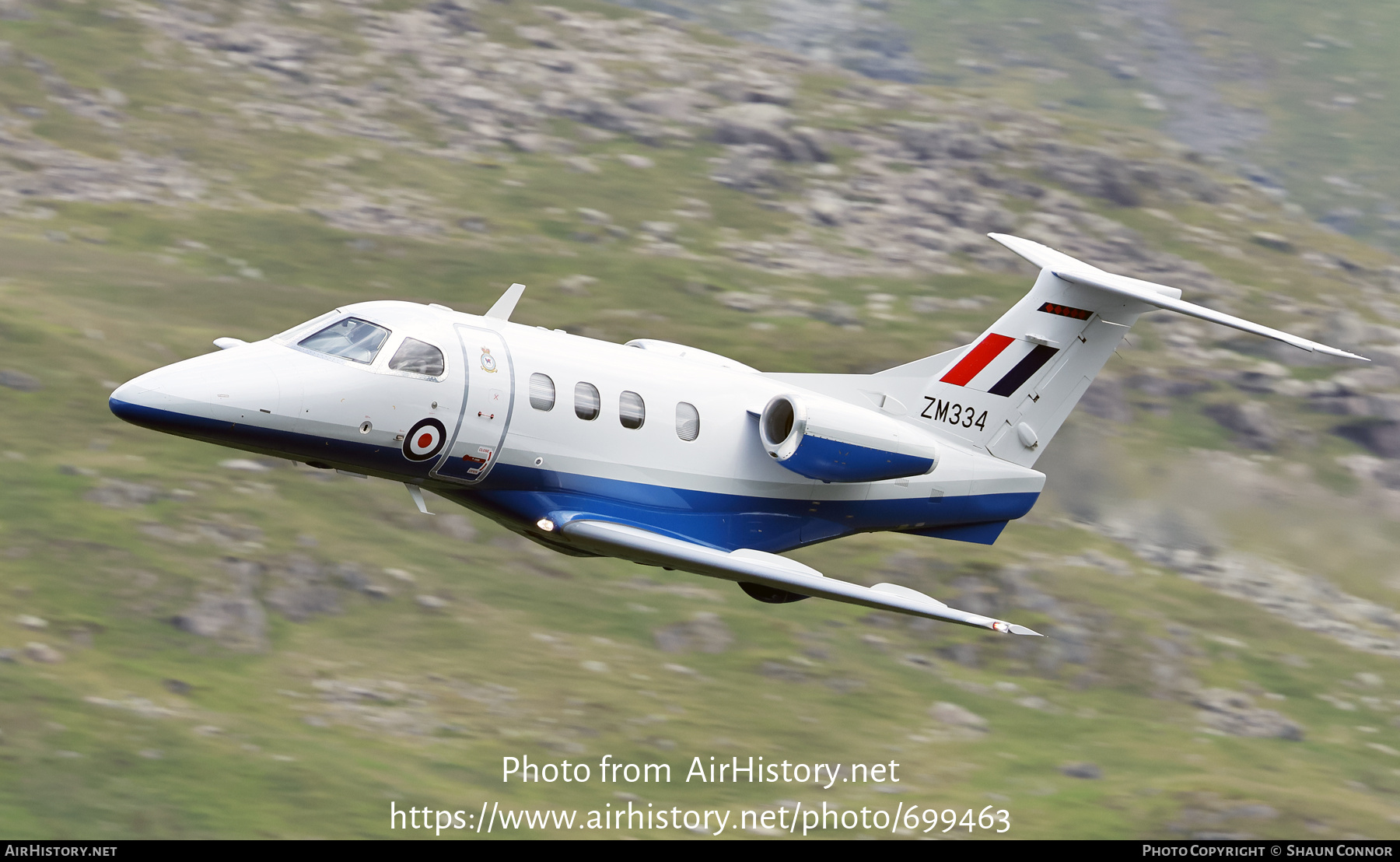 Aircraft Photo of ZM334 | Embraer EMB-500 Phenom 100 | UK - Air Force | AirHistory.net #699463