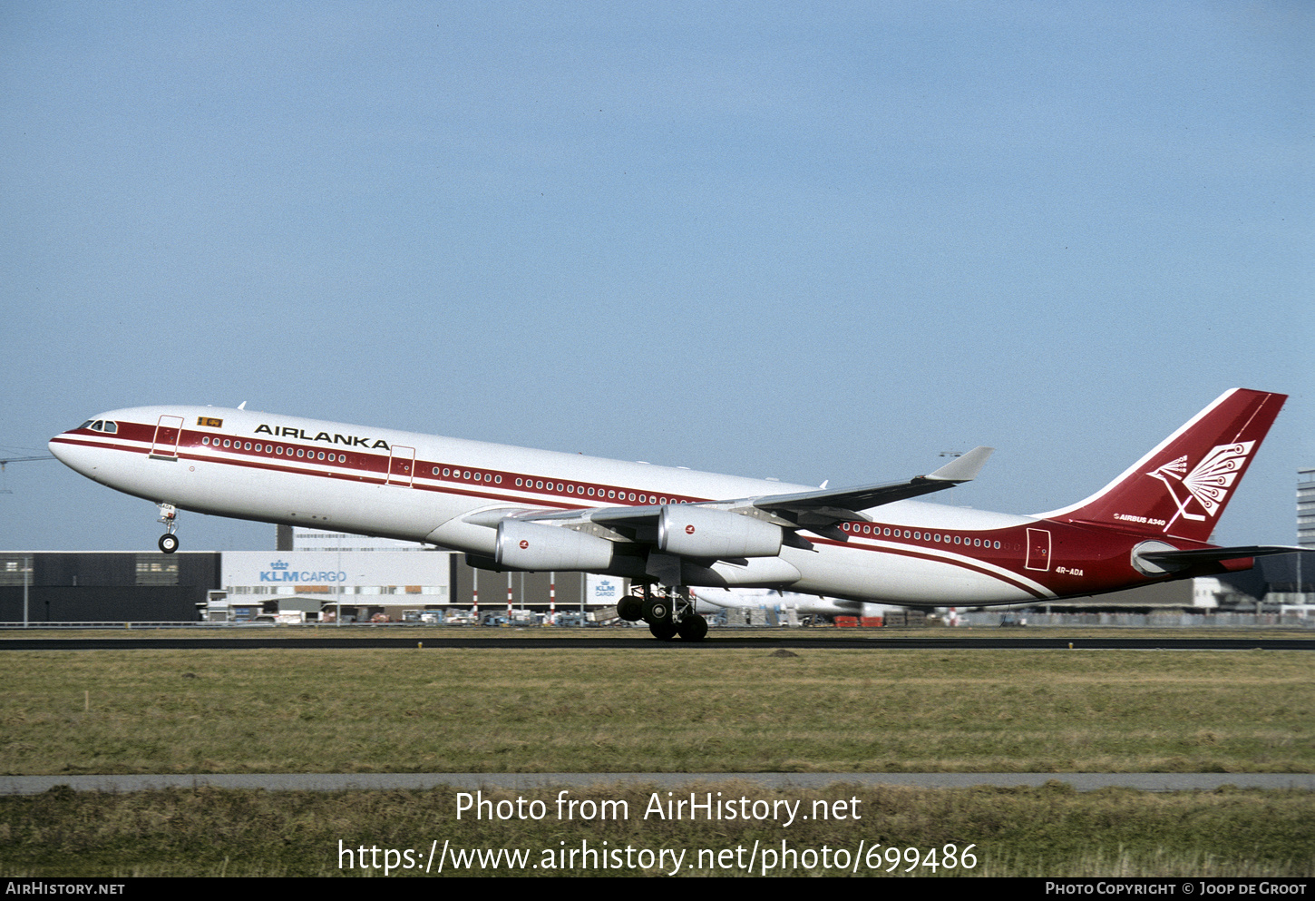 Aircraft Photo of 4R-ADA | Airbus A340-311 | AirLanka | AirHistory.net #699486