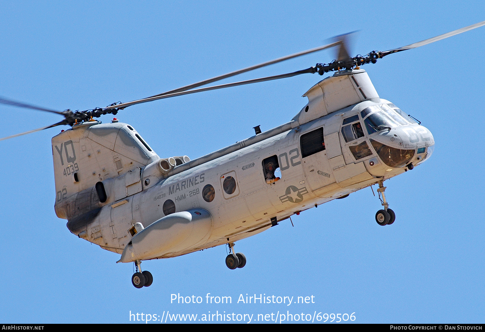 Aircraft Photo of 154039 / 4039 | Boeing Vertol CH-46E Sea Knight | USA - Marines | AirHistory.net #699506