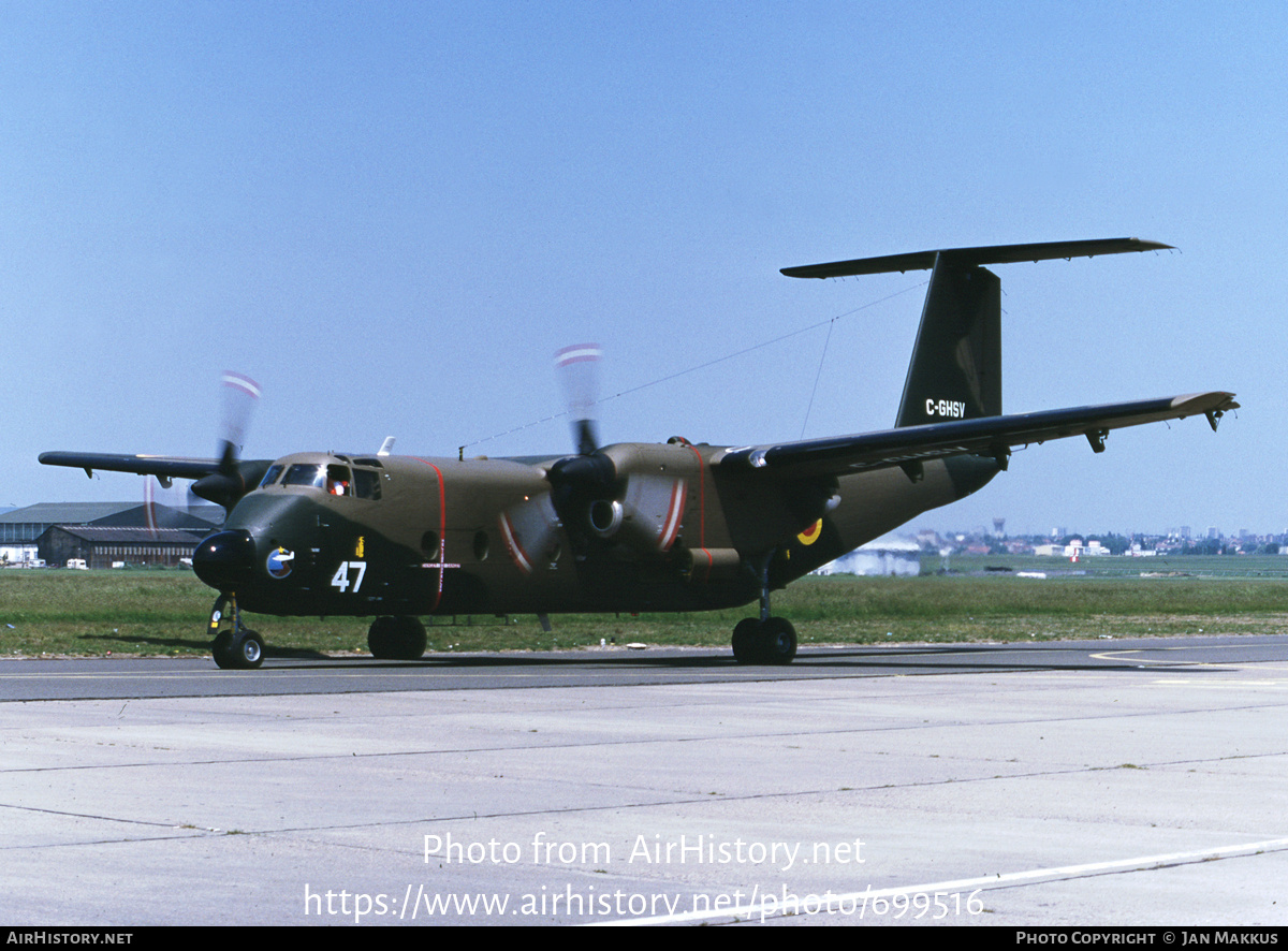 Aircraft Photo of C-GHSV | De Havilland Canada DHC-5D Buffalo | Cameroon - Air Force | AirHistory.net #699516