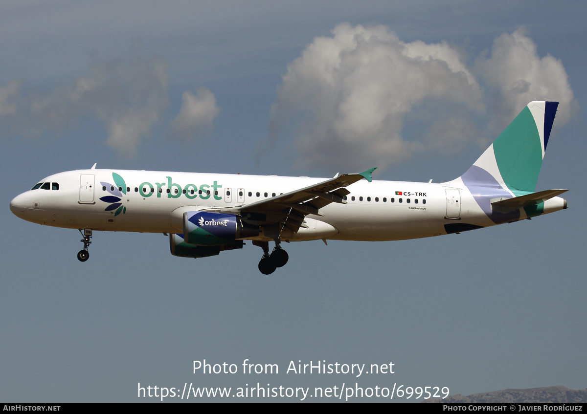 Aircraft Photo of CS-TRK | Airbus A320-214 | Orbest | AirHistory.net #699529