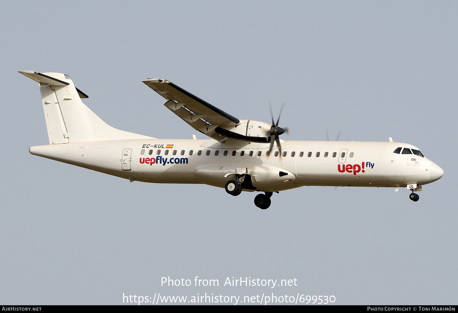 Aircraft Photo of EC-KUL | ATR ATR-72-500 (ATR-72-212A) | Uep!Fly | AirHistory.net #699530