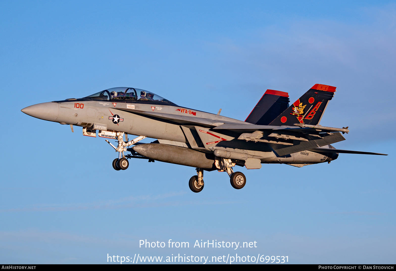 Aircraft Photo of 166628 | Boeing F/A-18F Super Hornet | USA - Navy | AirHistory.net #699531