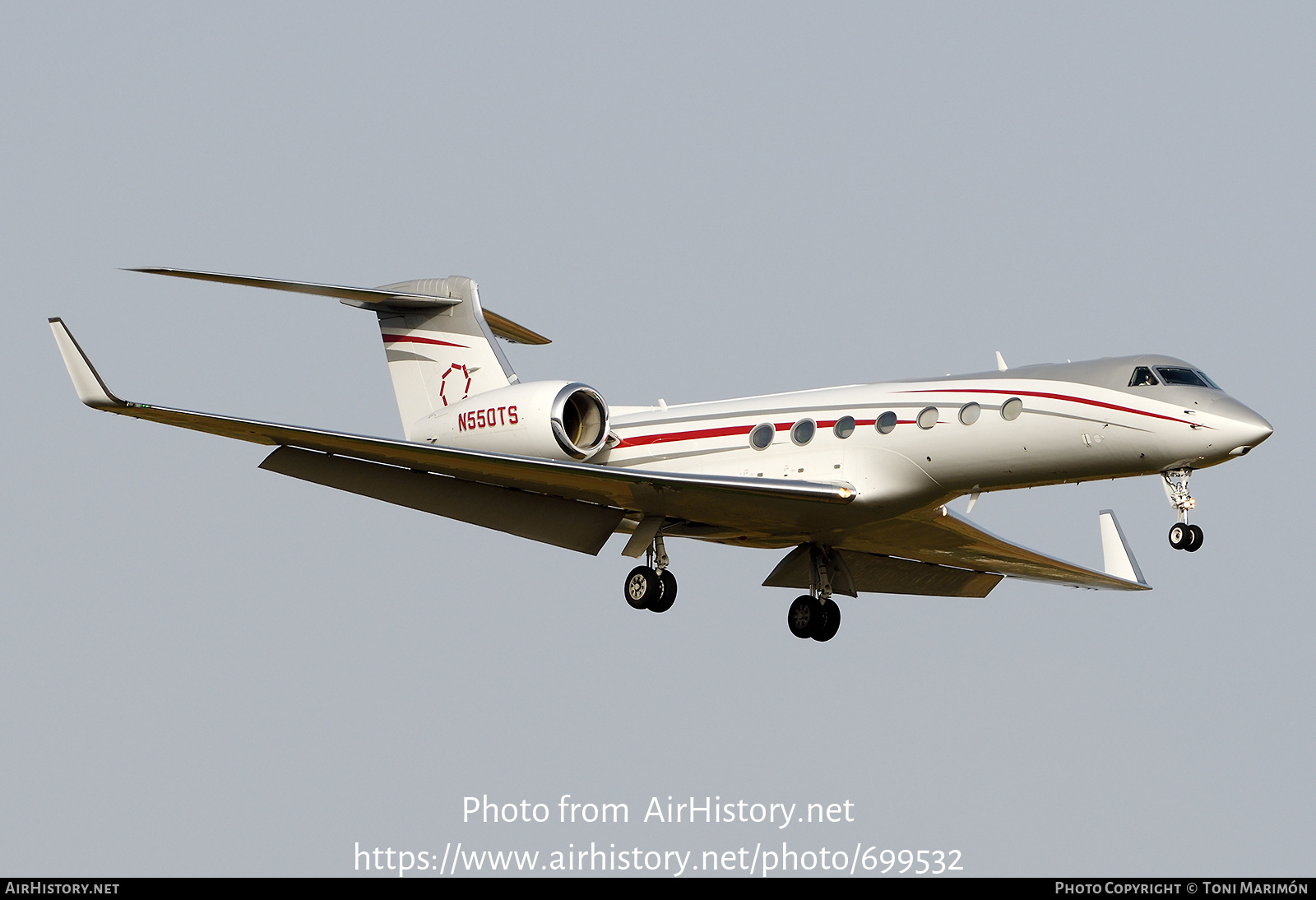 Aircraft Photo of N550TS | Gulfstream Aerospace G-V-SP Gulfstream G550 | AirHistory.net #699532