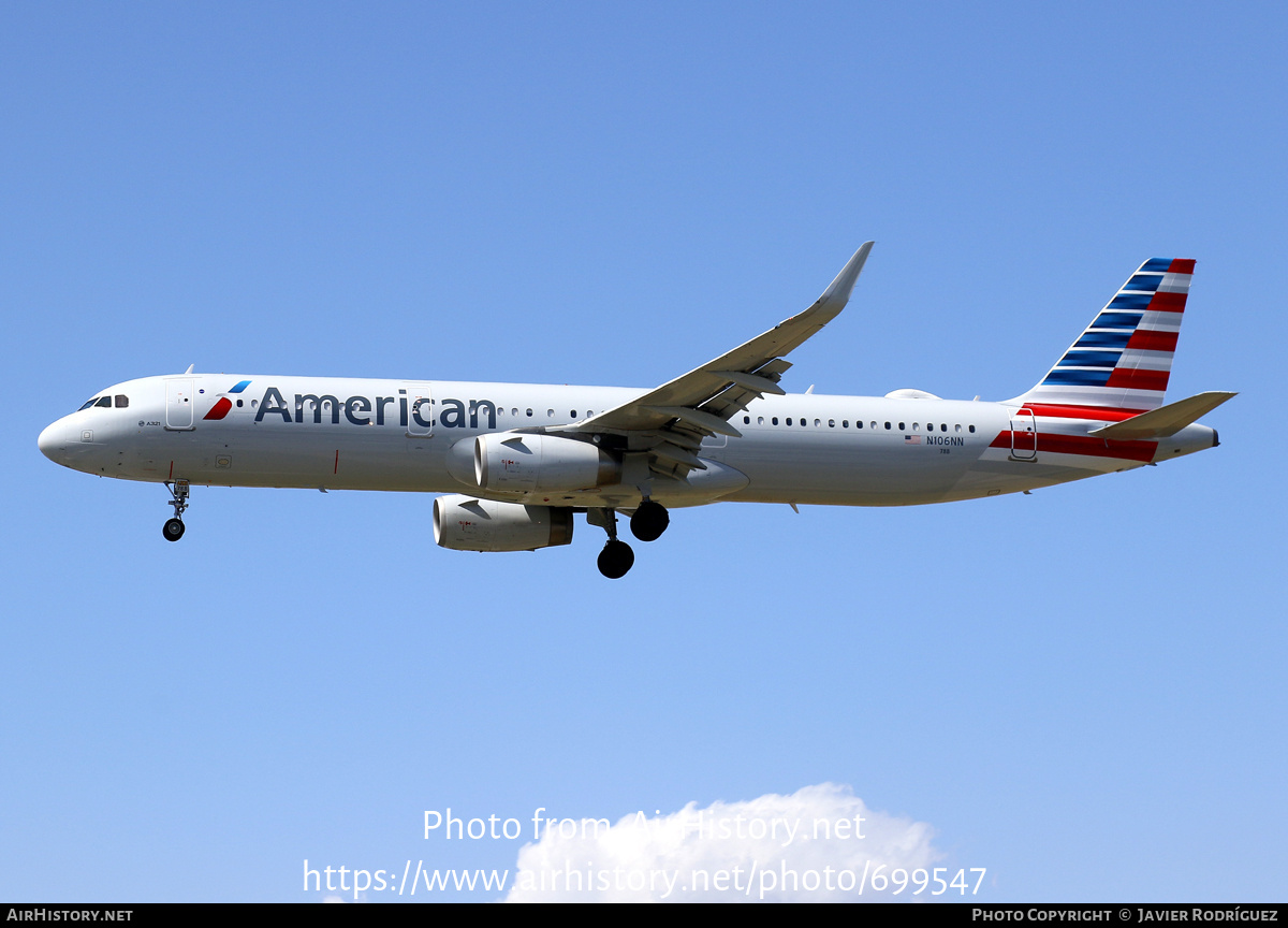 Aircraft Photo of N106NN | Airbus A321-231 | American Airlines | AirHistory.net #699547