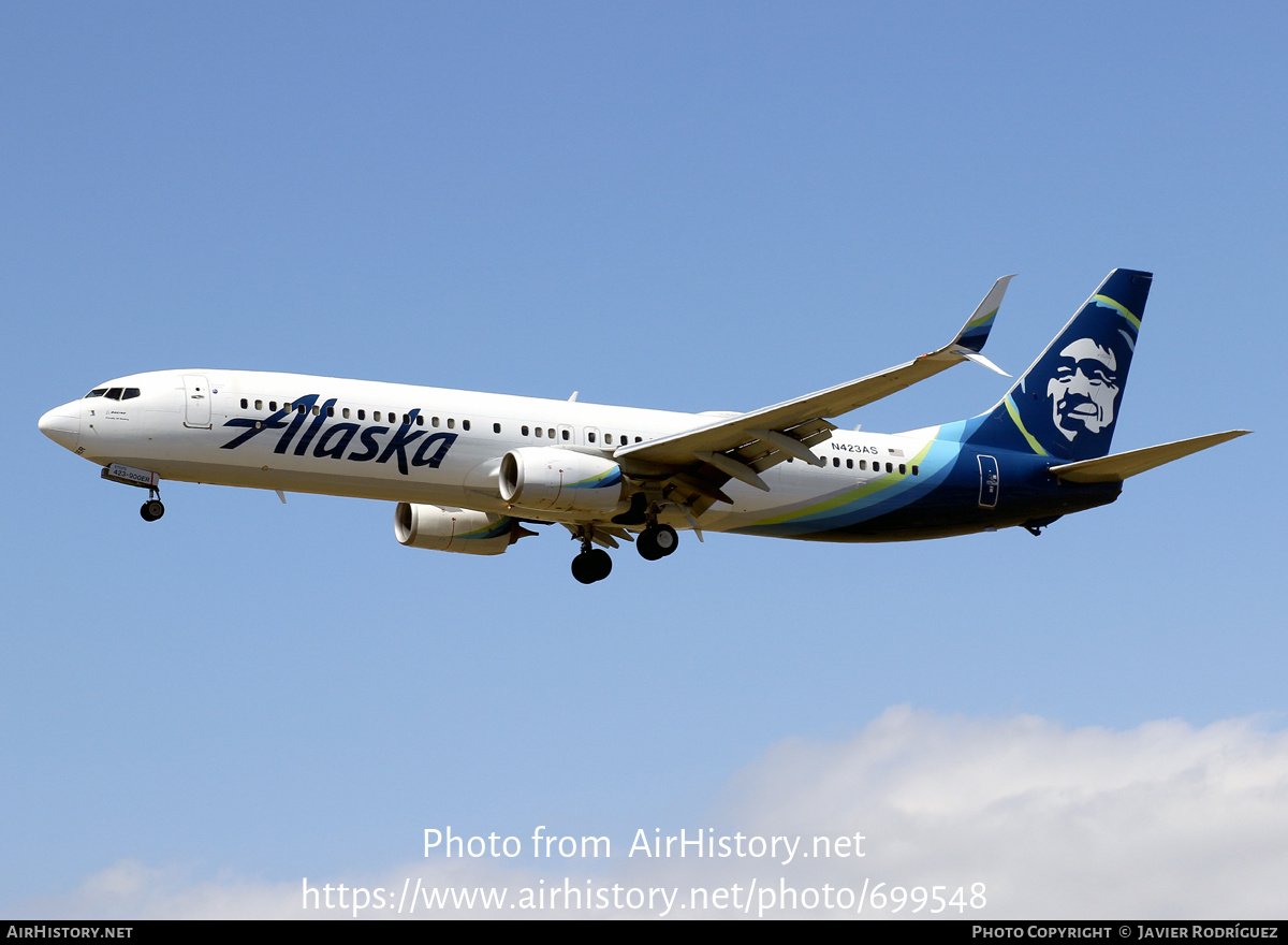 Aircraft Photo of N423AS | Boeing 737-990/ER | Alaska Airlines | AirHistory.net #699548