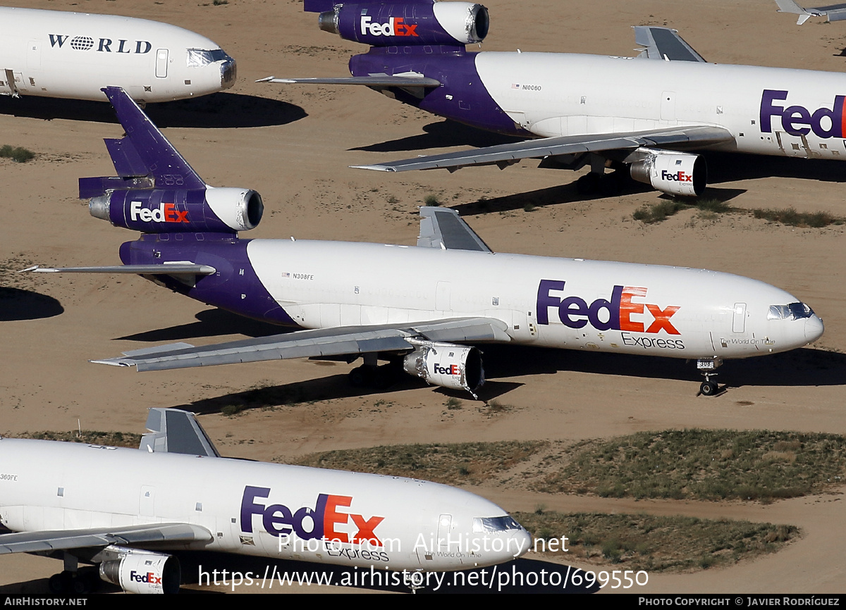 Aircraft Photo of N308FE | McDonnell Douglas DC-10-30F | FedEx Express - Federal Express | AirHistory.net #699550