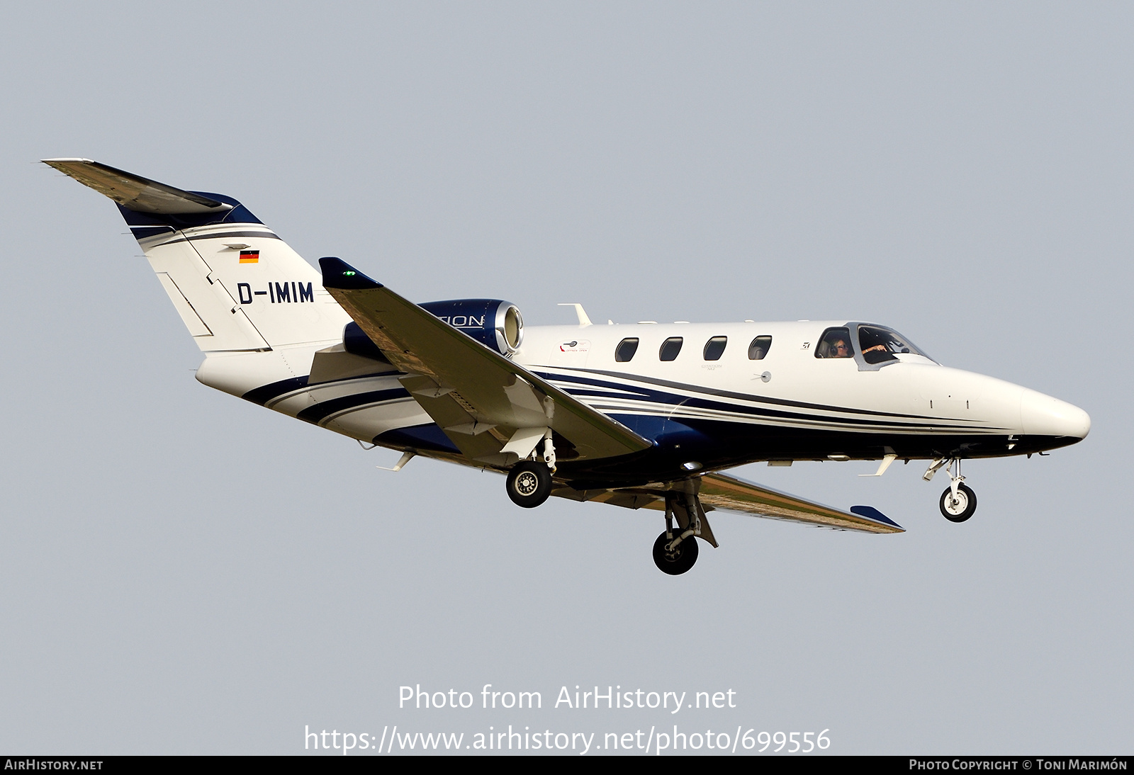 Aircraft Photo of D-IMIM | Cessna 525 CitationJet M2 | AirHistory.net #699556