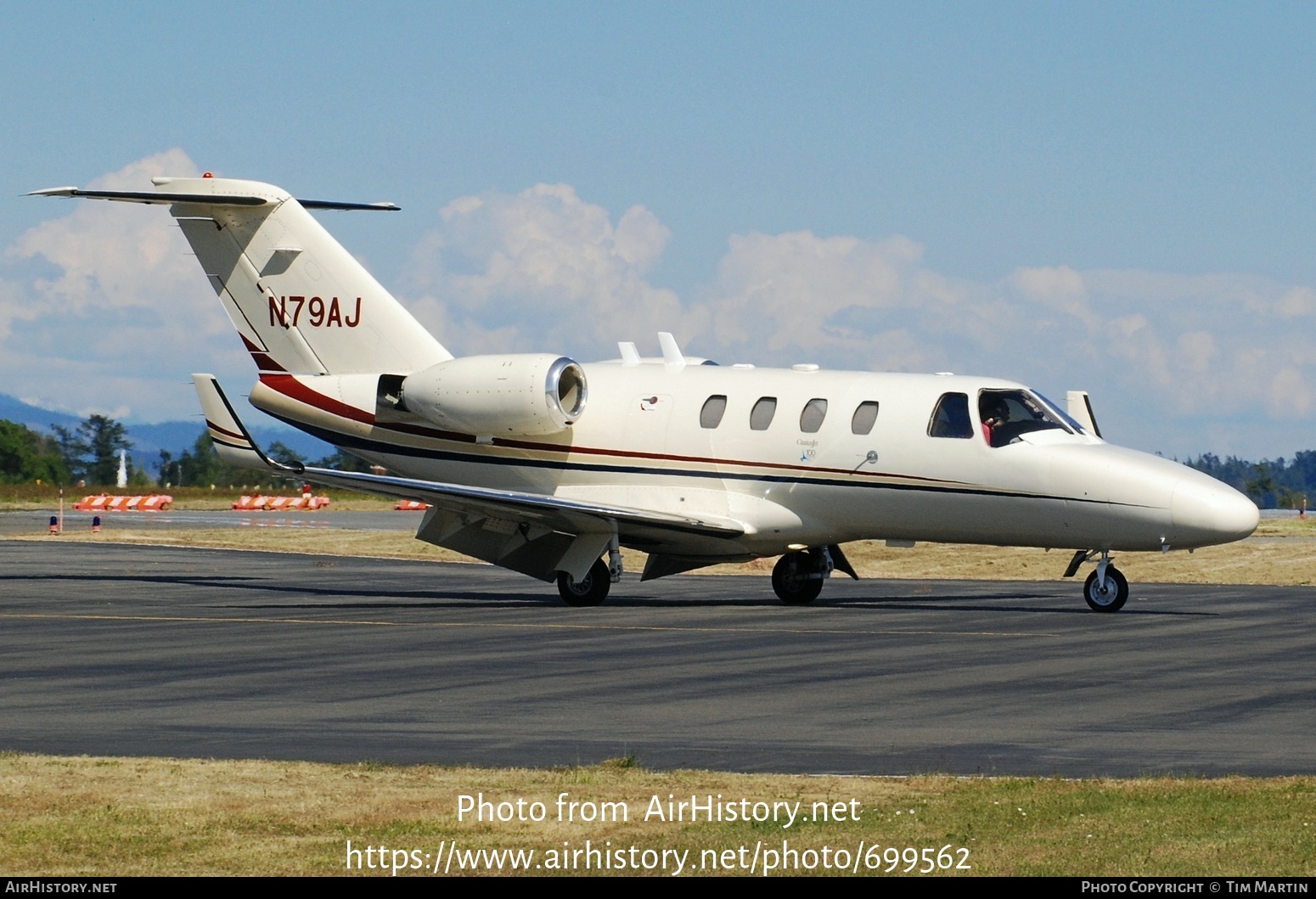 Aircraft Photo of N79AJ | Cessna 525 CitationJet | AirHistory.net #699562
