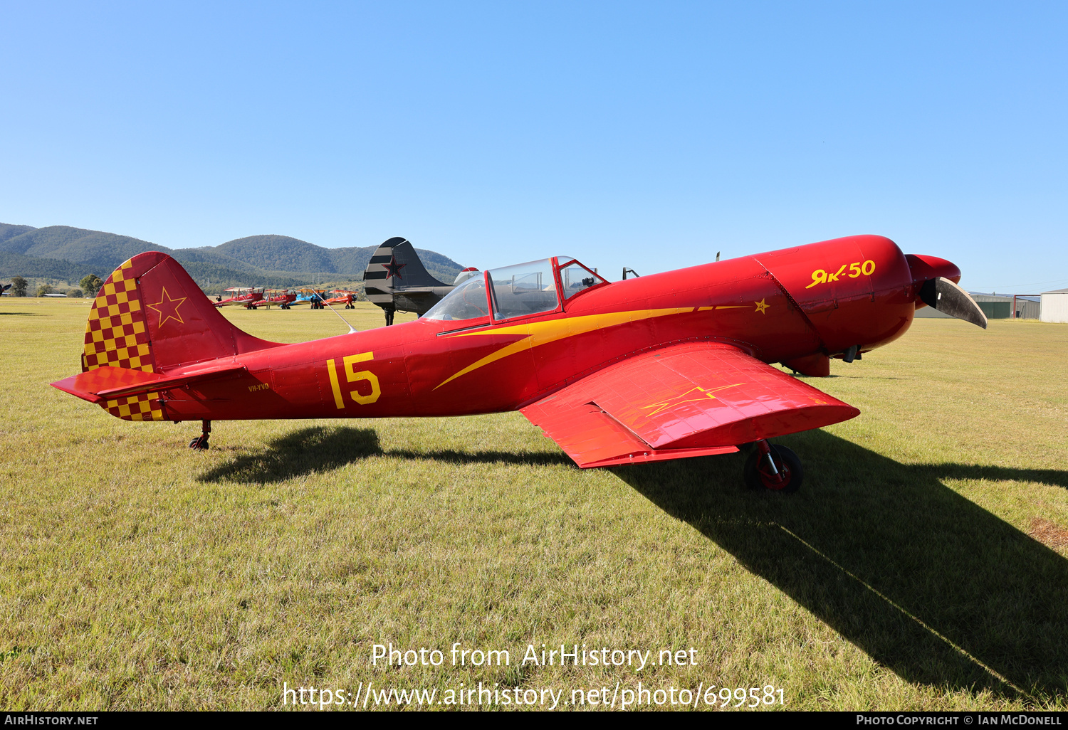 Aircraft Photo of VH-YVO | Yakovlev Yak-50 | AirHistory.net #699581