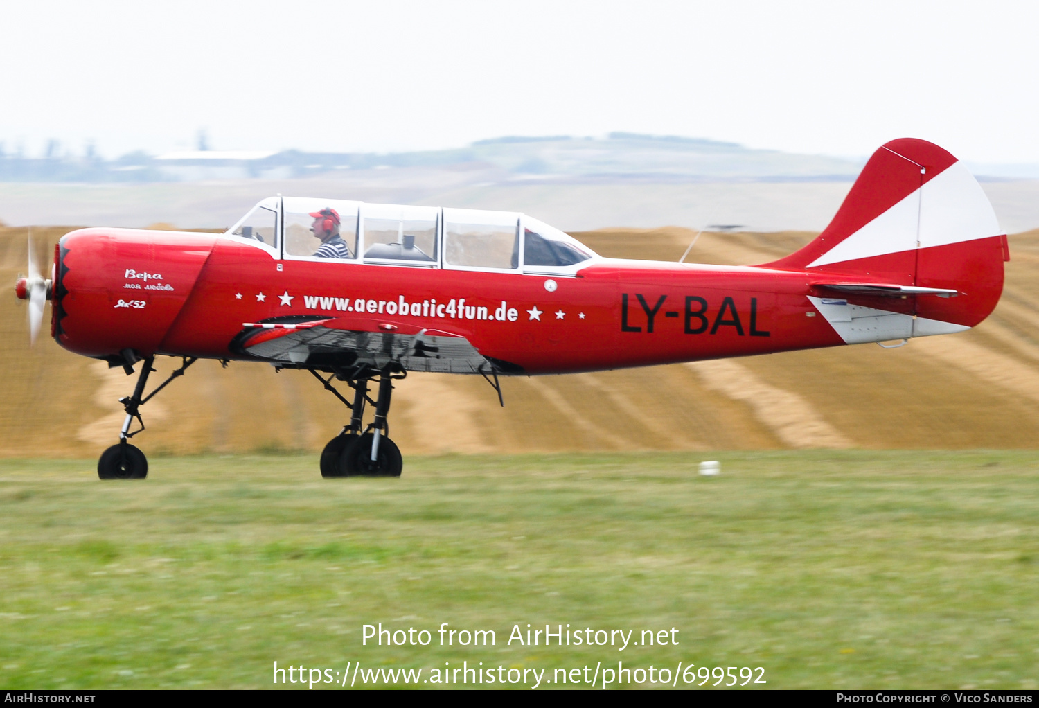 Aircraft Photo of LY-BAL | Yakovlev Yak-52 | AirHistory.net #699592