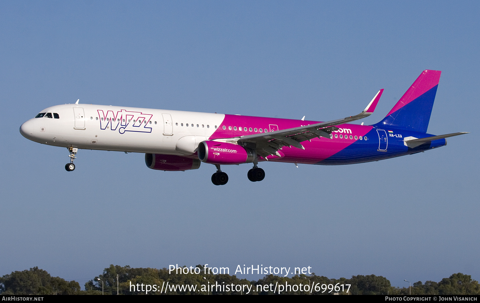 Aircraft Photo of HA-LXA | Airbus A321-231 | Wizz Air | AirHistory.net #699617