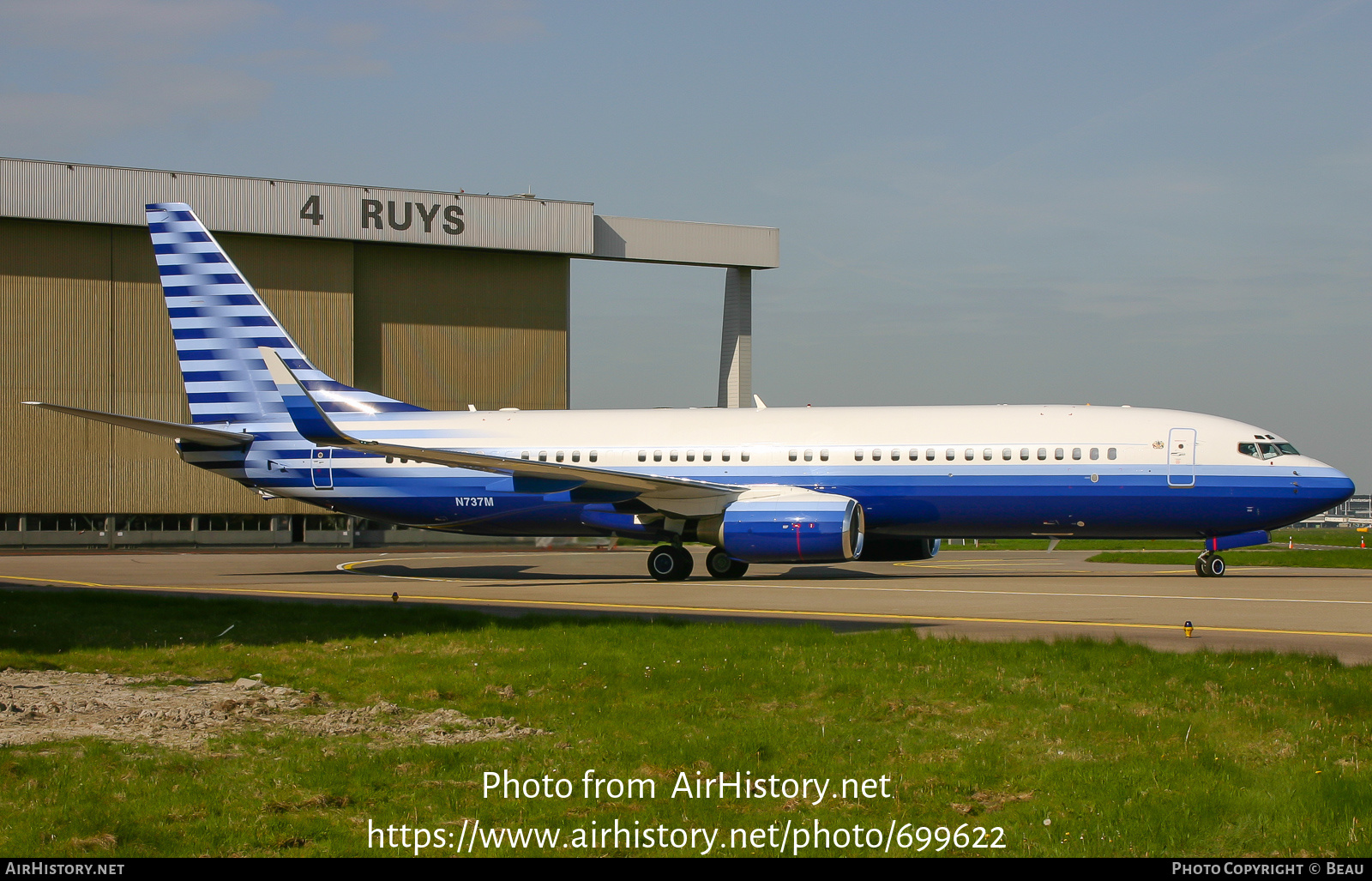 Aircraft Photo of N737M | Boeing 737-8EQ BBJ2 | AirHistory.net #699622