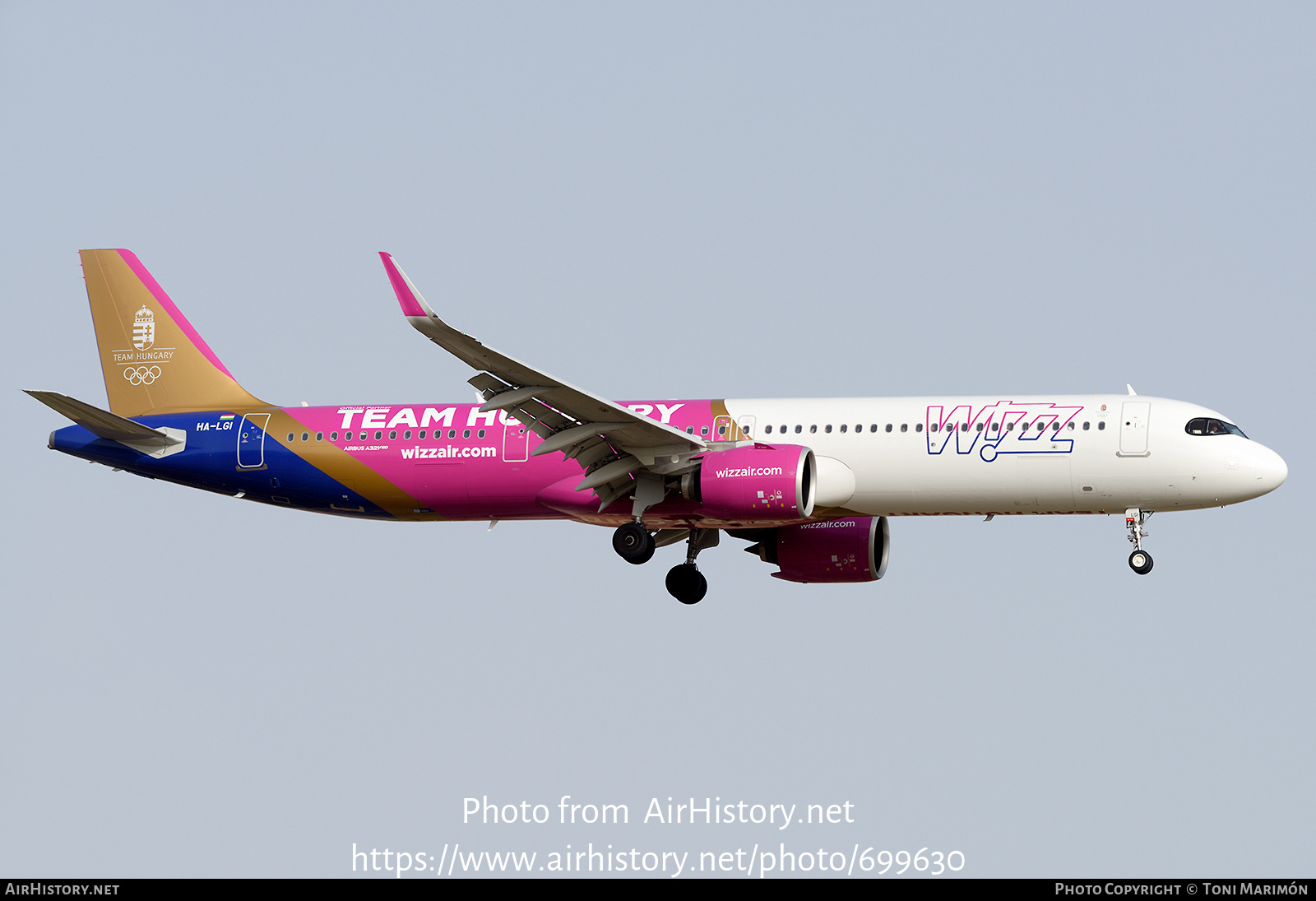 Aircraft Photo of HA-LGI | Airbus A321-271NX | Wizz Air | AirHistory.net #699630