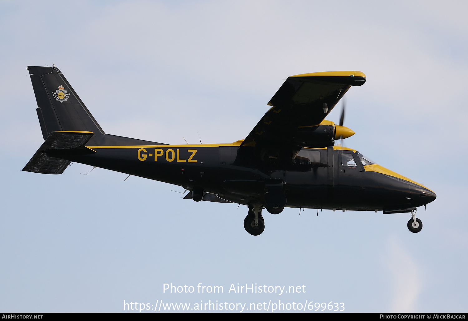 Aircraft Photo of G-POLZ | Vulcanair P-68R Victor | NPAS - National Police Air Service | AirHistory.net #699633