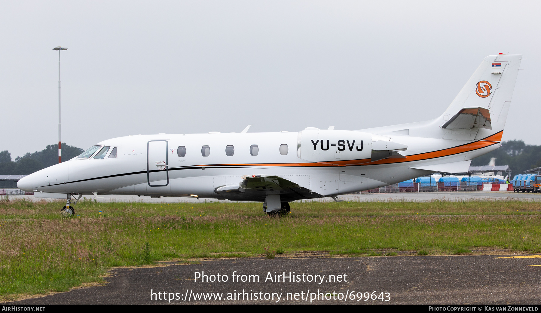 Aircraft Photo of YU-SVJ | Cessna 560XL Citation XLS+ | Prince Aviation | AirHistory.net #699643