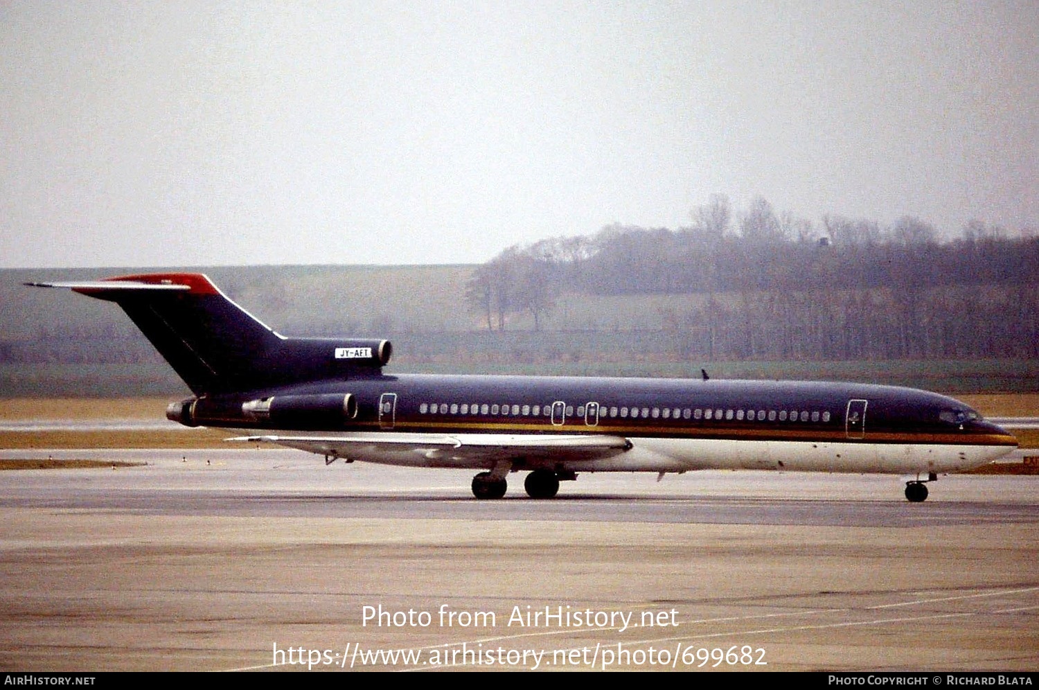 Aircraft Photo of JY-AFT | Boeing 727-2D3/Adv | Royal Jordanian Airlines | AirHistory.net #699682