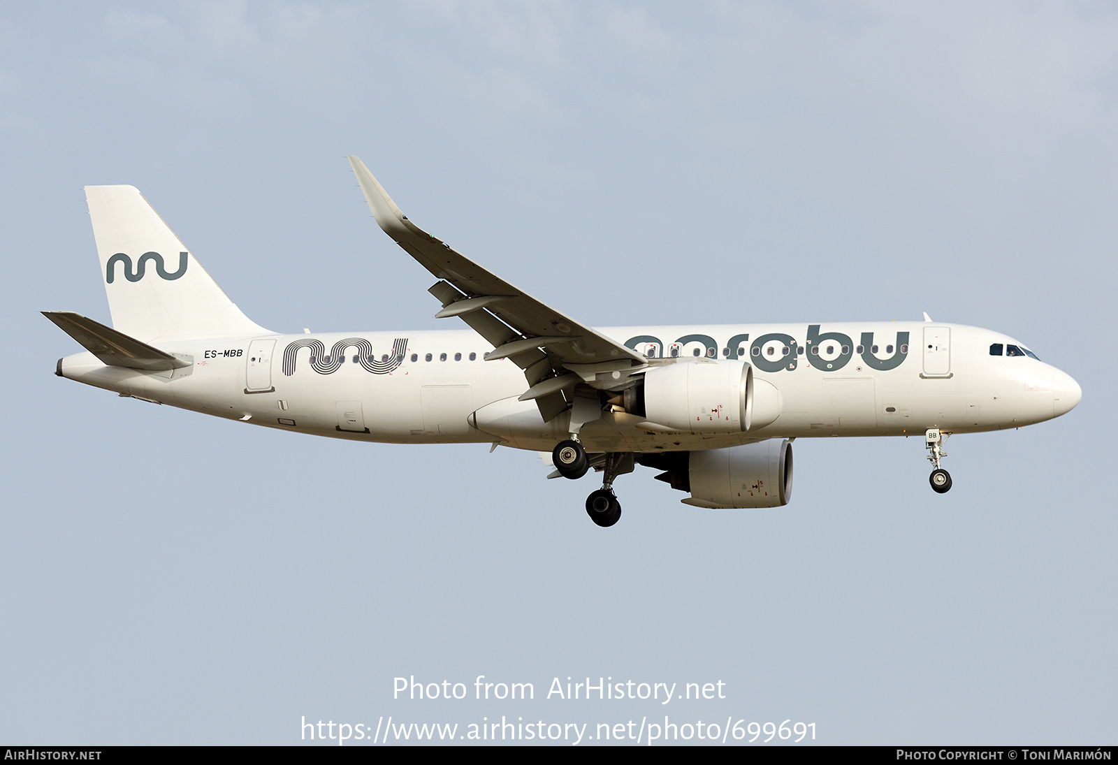 Aircraft Photo of ES-MBB | Airbus A320-271N | Marabu Airlines | AirHistory.net #699691
