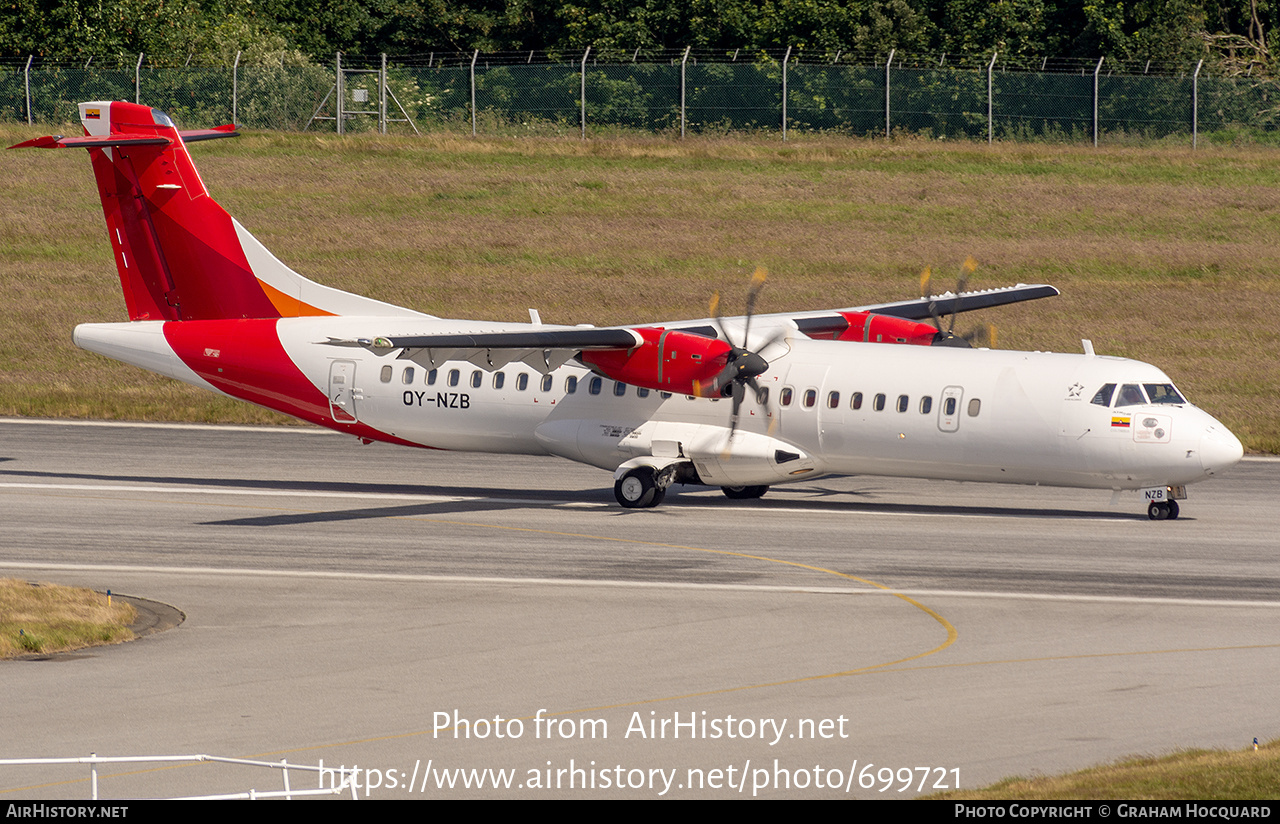 Aircraft Photo of OY-NZB | ATR ATR-72-600 (ATR-72-212A) | AirHistory.net #699721