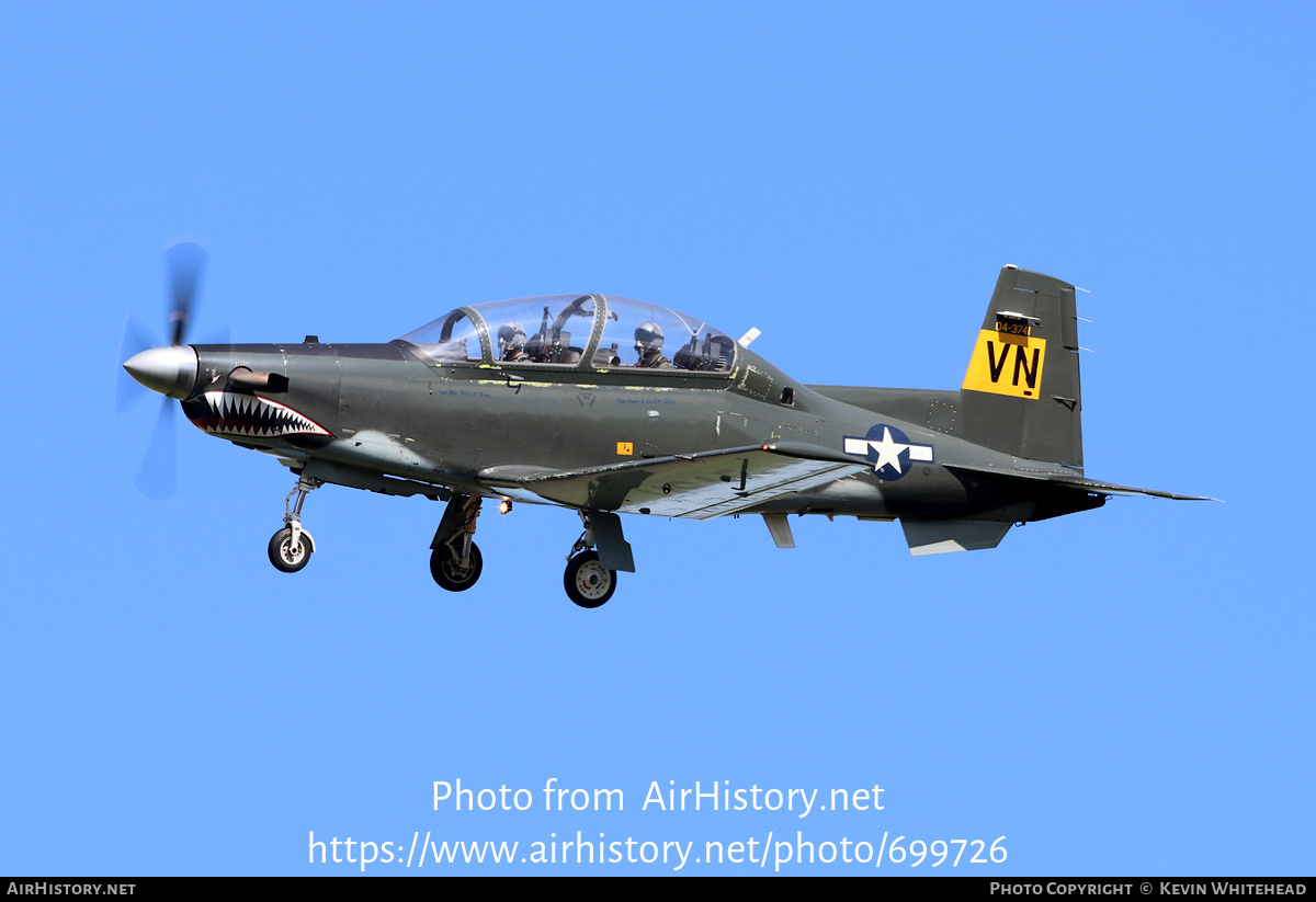 Aircraft Photo of 04-3741 | Raytheon T-6A Texan II | USA - Air Force | AirHistory.net #699726