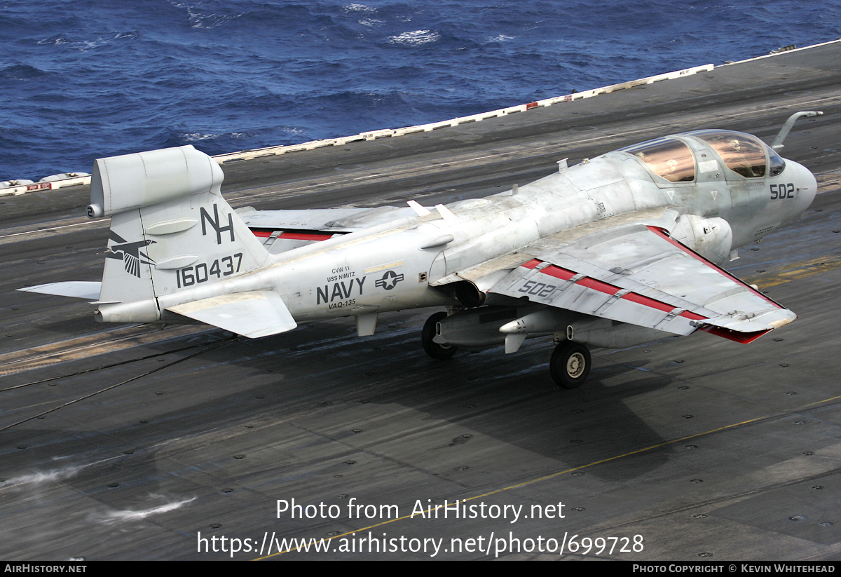 Aircraft Photo of 160437 | Grumman EA-6B Prowler (G-128) | USA - Navy | AirHistory.net #699728