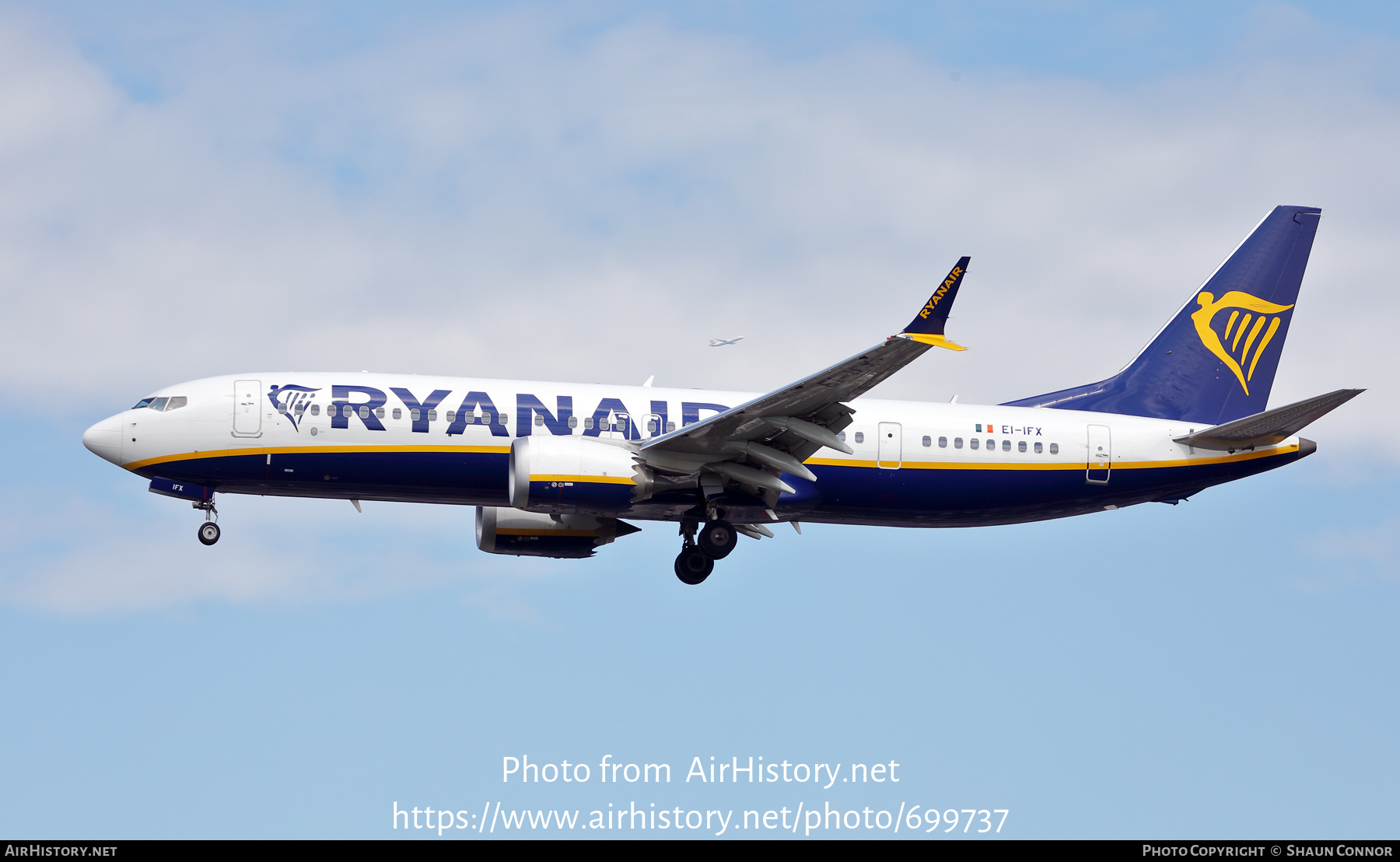 Aircraft Photo of EI-IFX | Boeing 737-8200 Max 200 | Ryanair | AirHistory.net #699737