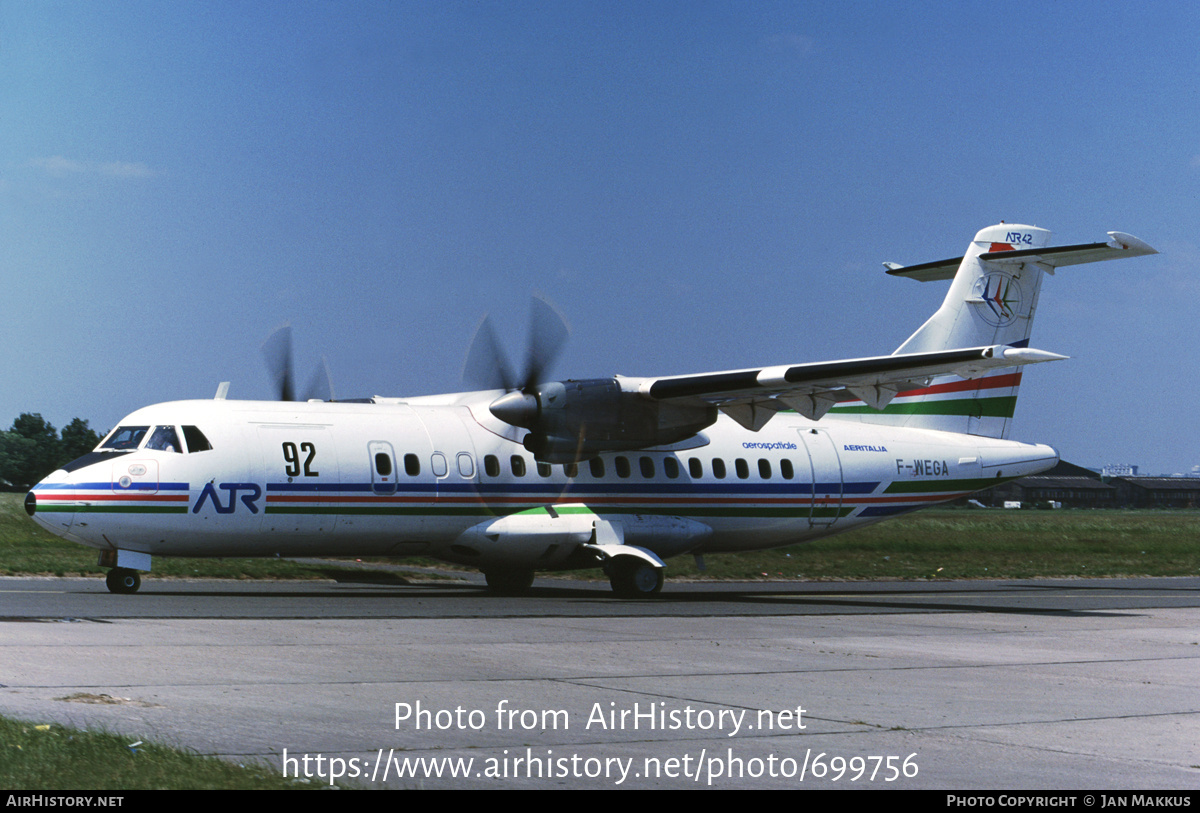 Aircraft Photo of F-WEGA | ATR ATR-42-200 | Aerospatiale Aeritalia | AirHistory.net #699756