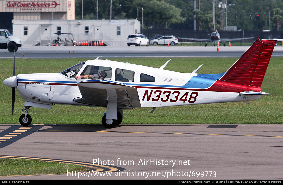 Aircraft Photo of N33348 | Piper PA-28R-200 Cherokee Arrow II | AirHistory.net #699773