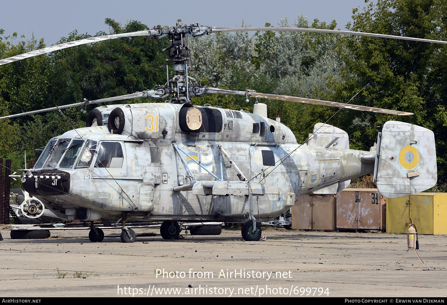 Aircraft Photo of 31 yellow | Kamov Ka-29 | Ukraine - Navy | AirHistory.net #699794