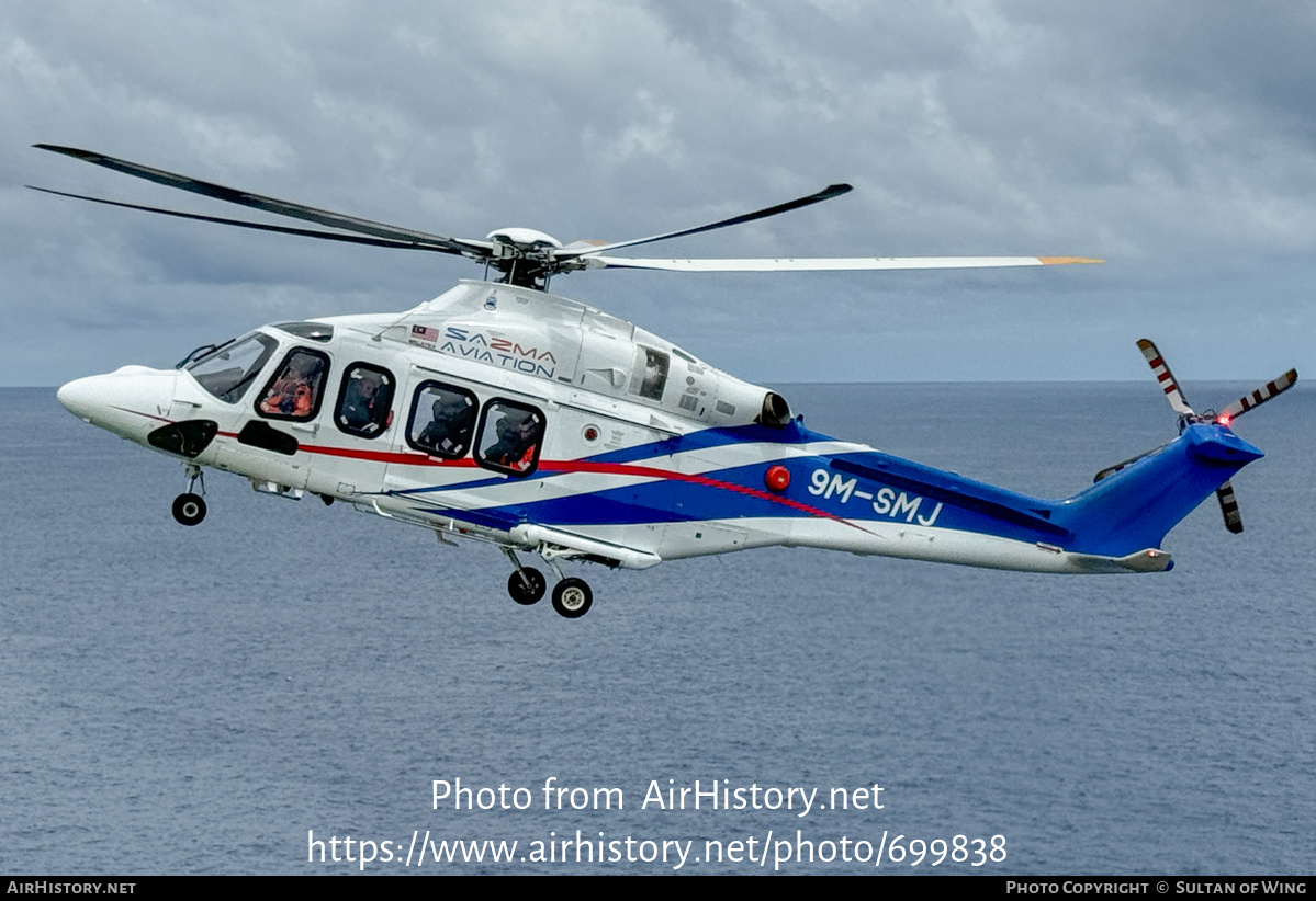 Aircraft Photo of 9M-SMJ | AgustaWestland AW-139 | Sazma Aviation | AirHistory.net #699838