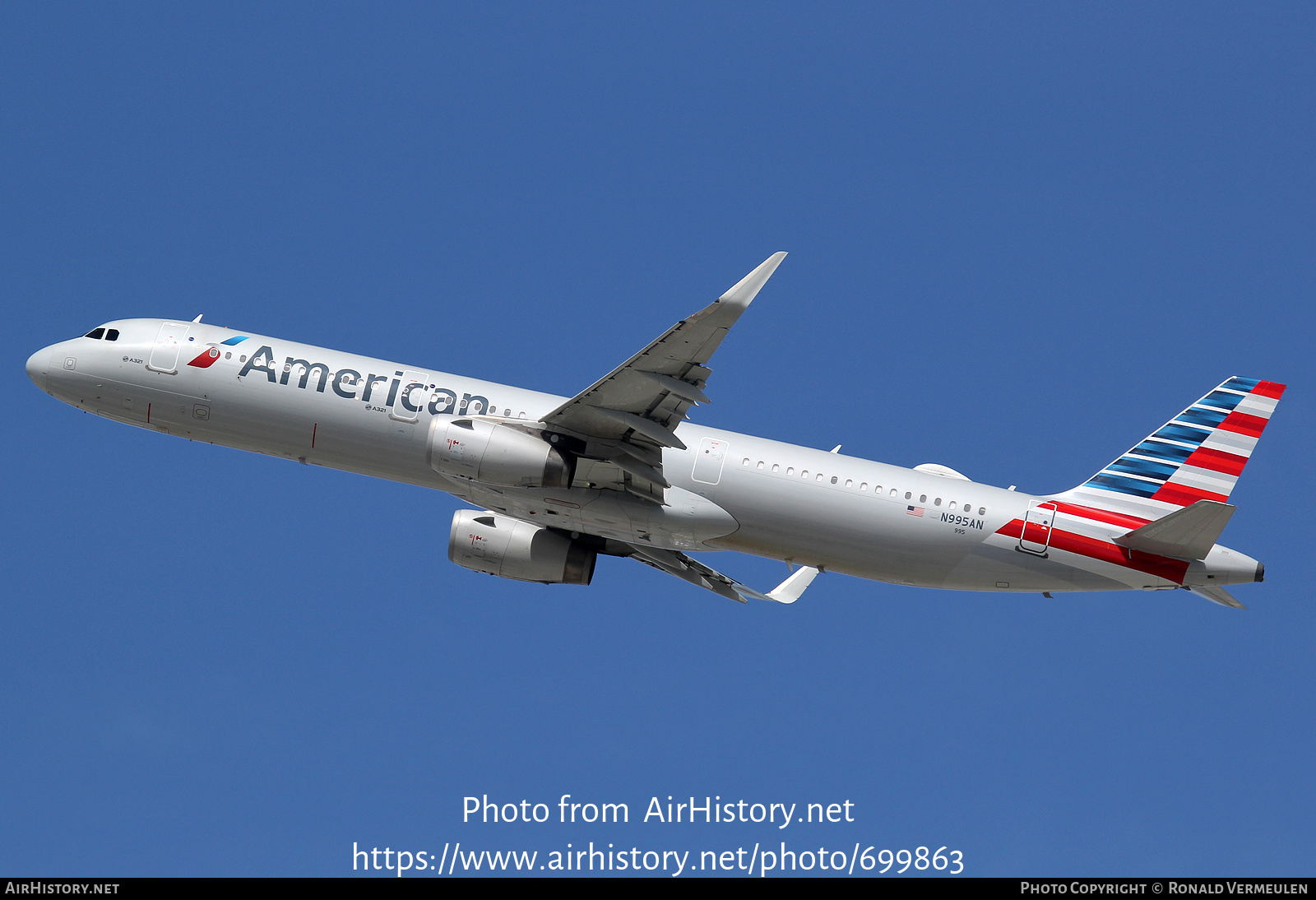 Aircraft Photo of N995AN | Airbus A321-231 | American Airlines | AirHistory.net #699863