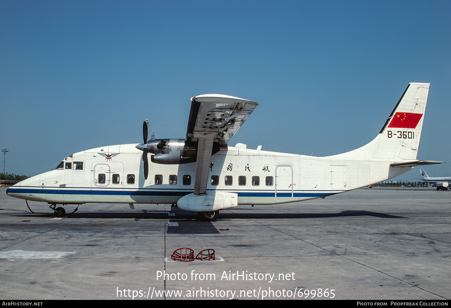 Aircraft Photo of B-3601 | Short 360-100 | CAAC - Civil Aviation Administration of China | AirHistory.net #699865