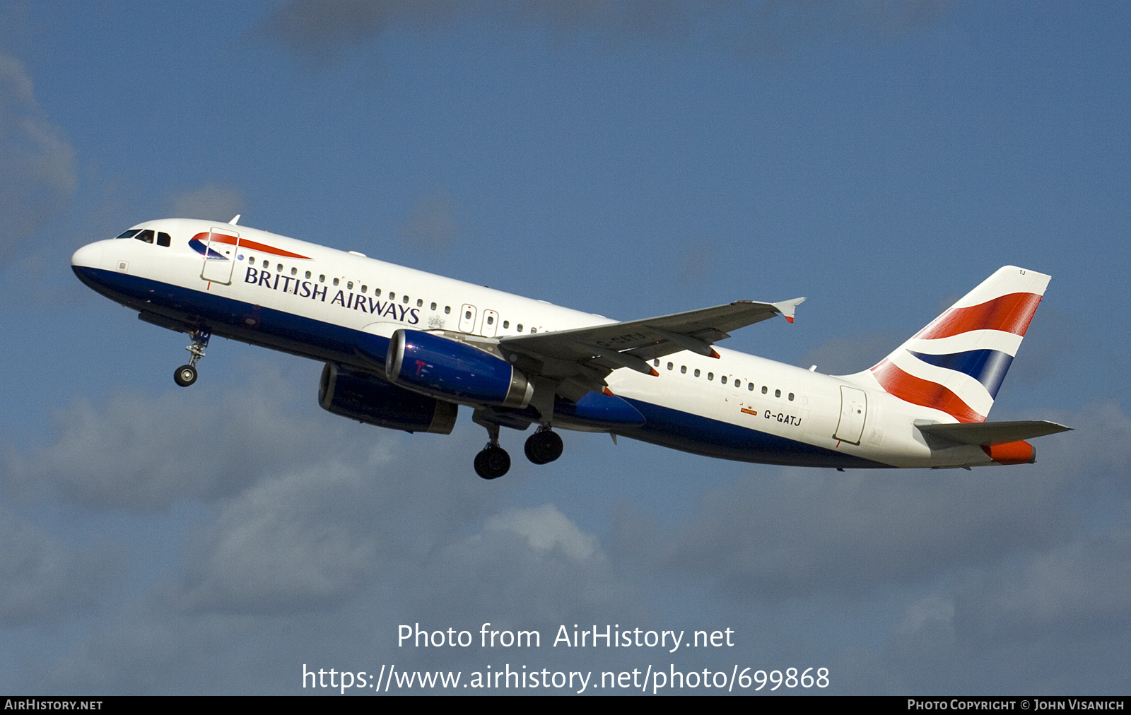 Aircraft Photo of G-GATJ | Airbus A320-233 | British Airways | AirHistory.net #699868