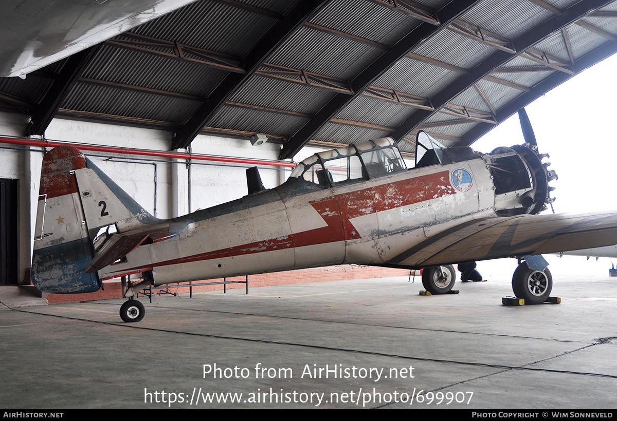 Aircraft Photo of 0123 | North American T-6G Texan | Paraguay - Air Force | AirHistory.net #699907