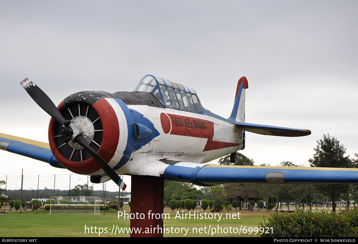 Aircraft Photo of 0119 | North American T-6G Texan | Paraguay - Air Force | AirHistory.net #699921