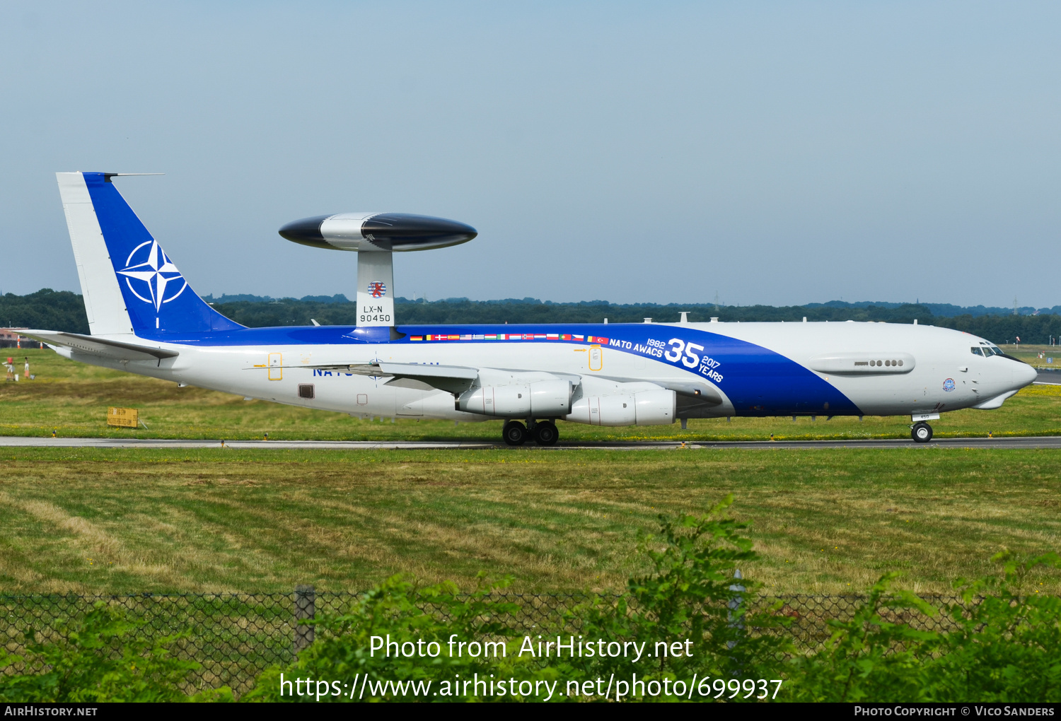 Aircraft Photo of LX-N90450 | Boeing E-3A Sentry | Luxembourg - NATO | AirHistory.net #699937